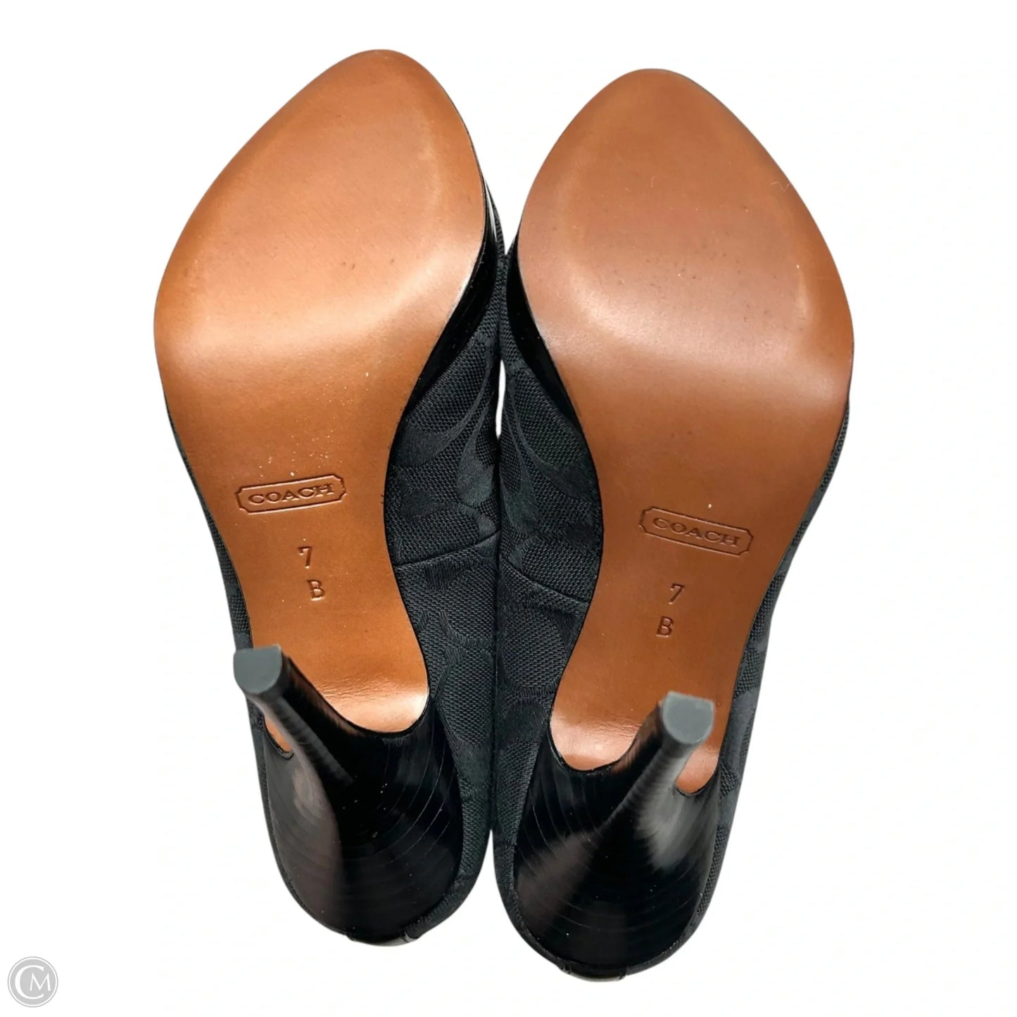 Shoes Designer By Coach In Black, Size: 7