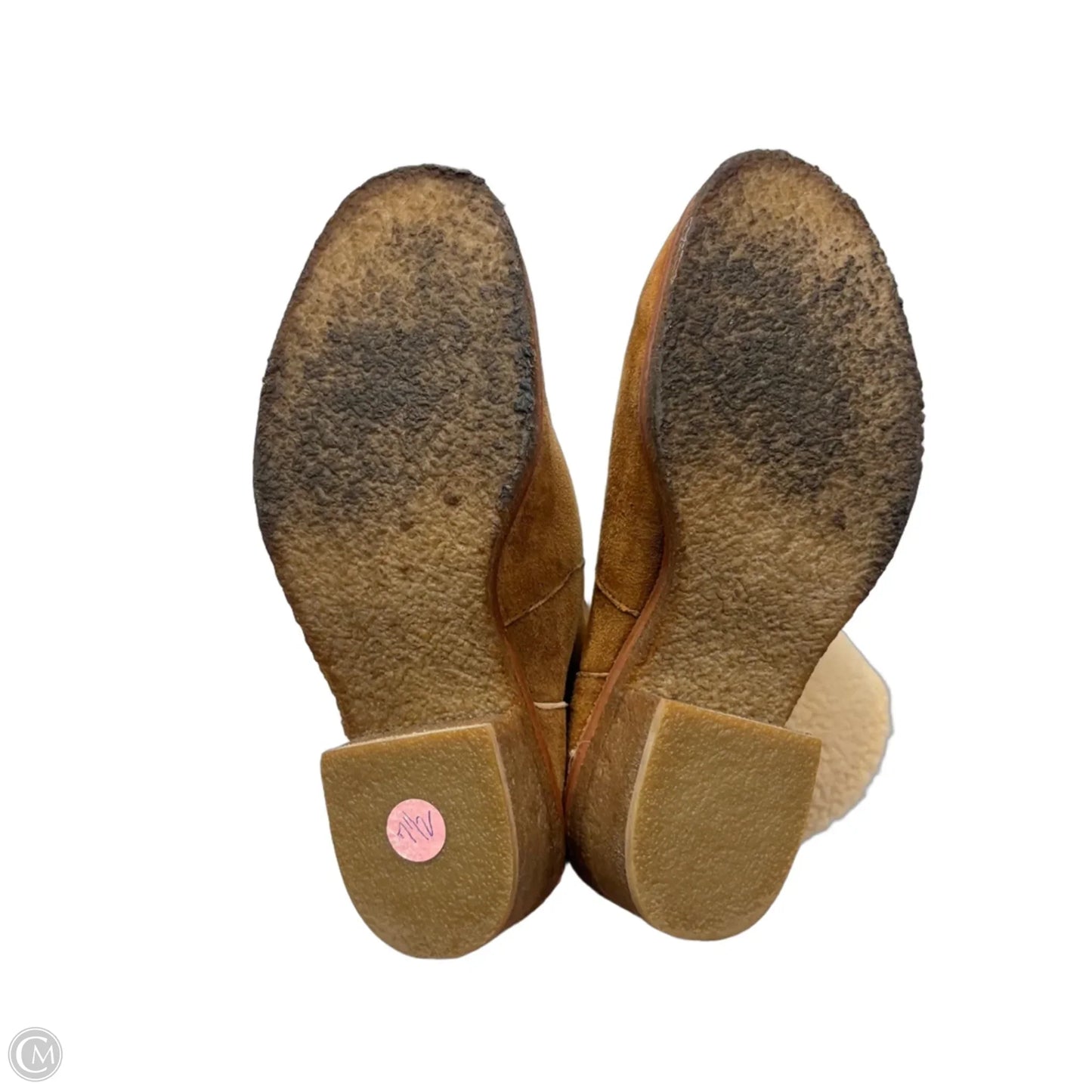 Boots Designer By Coach In Tan, Size: 7.5