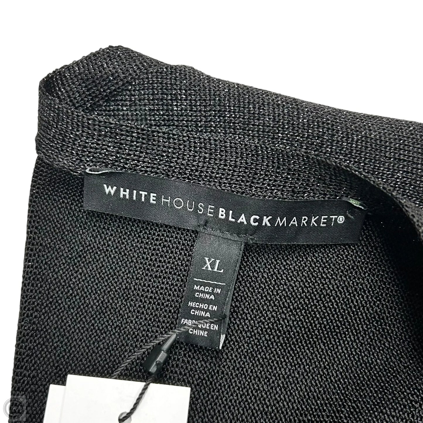 Sweater Cardigan By White House Black Market In Black, Size: Xl