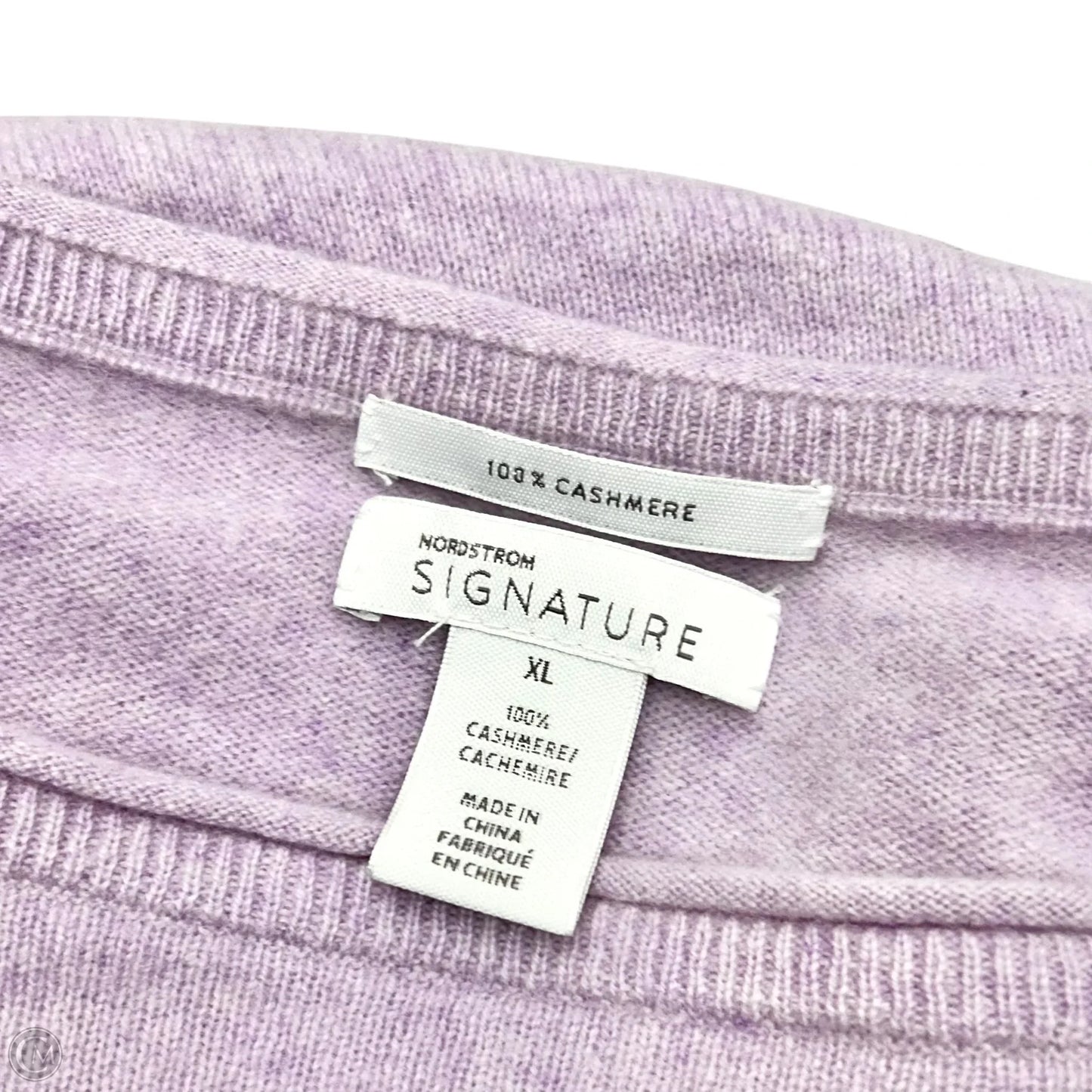 Sweater Cashmere By Nordstrom In Purple, Size: Xl