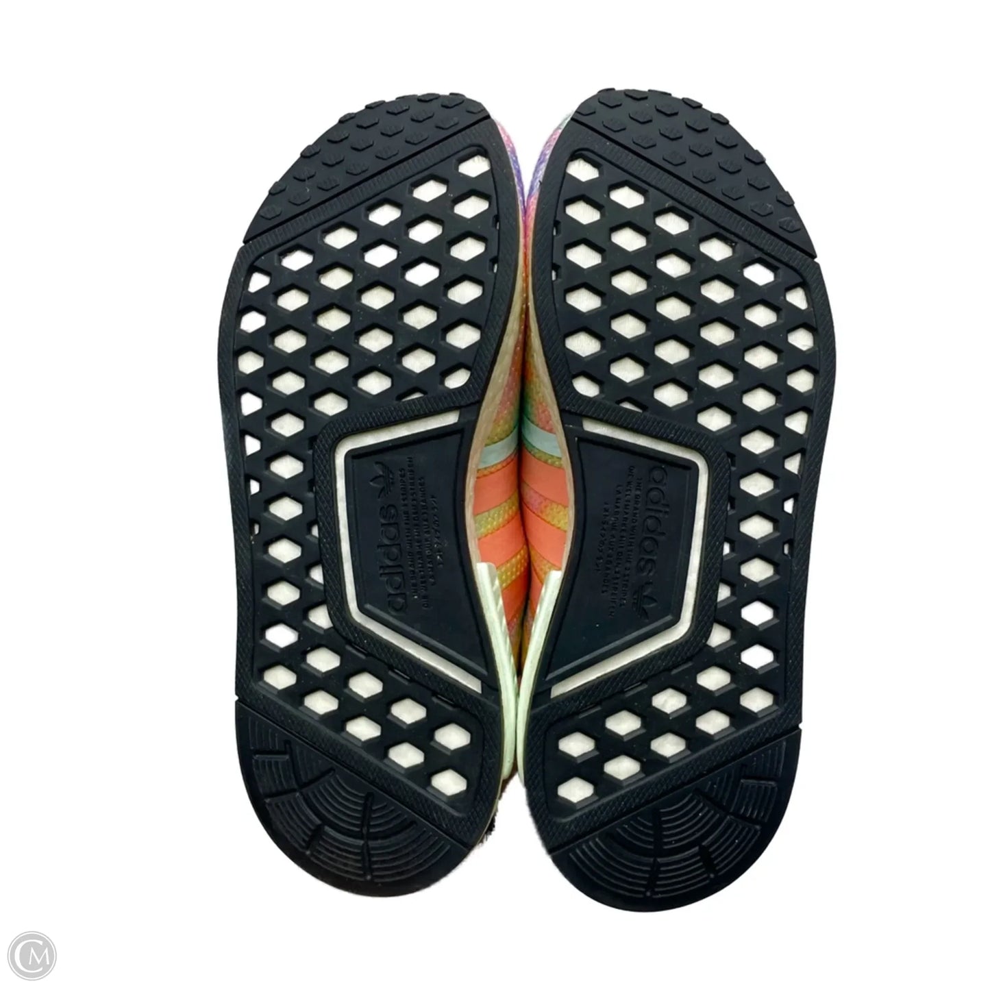 Shoes Athletic By Adidas In Tie Dye Print, Size: 5