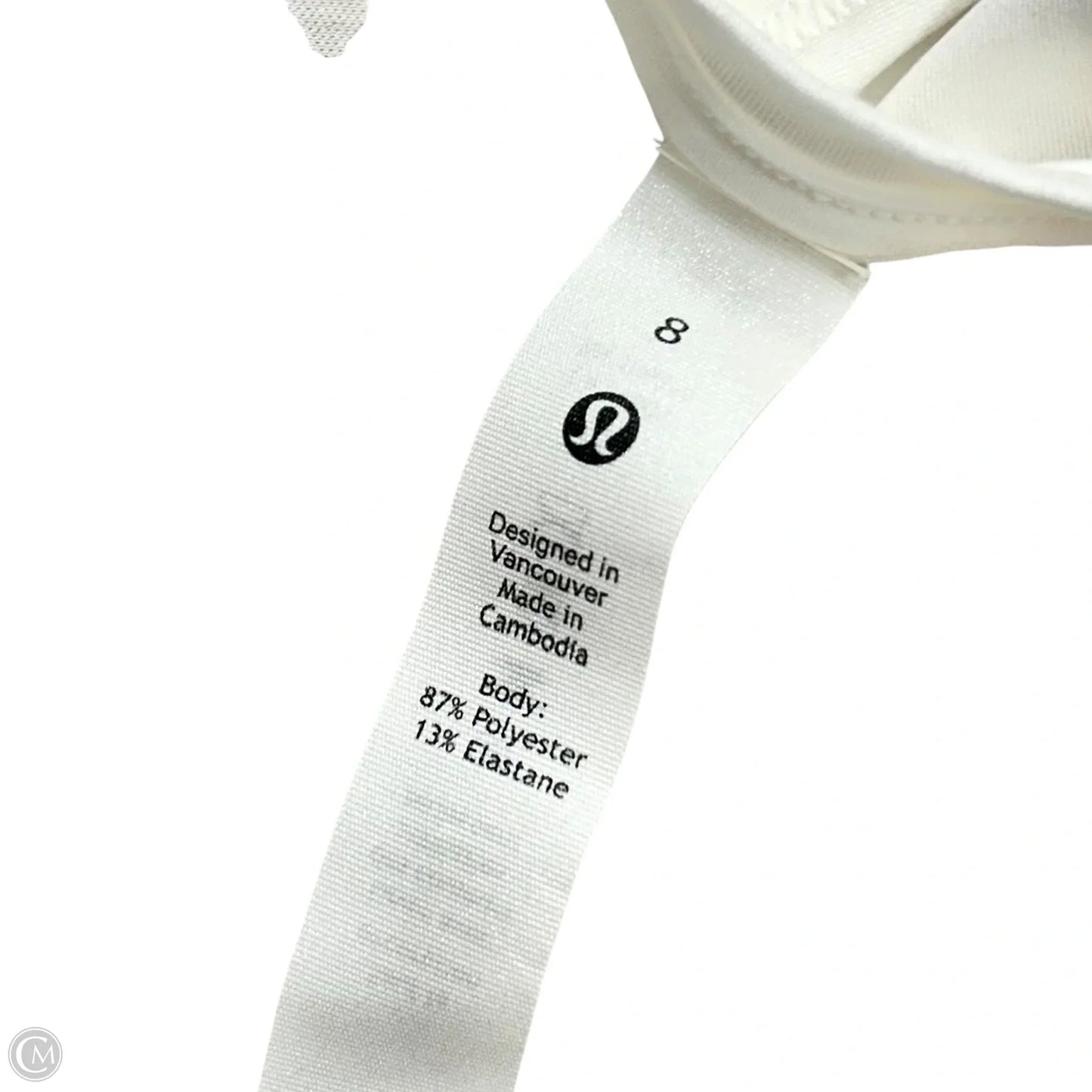 Athletic Tank Top By Lululemon In White, Size: M