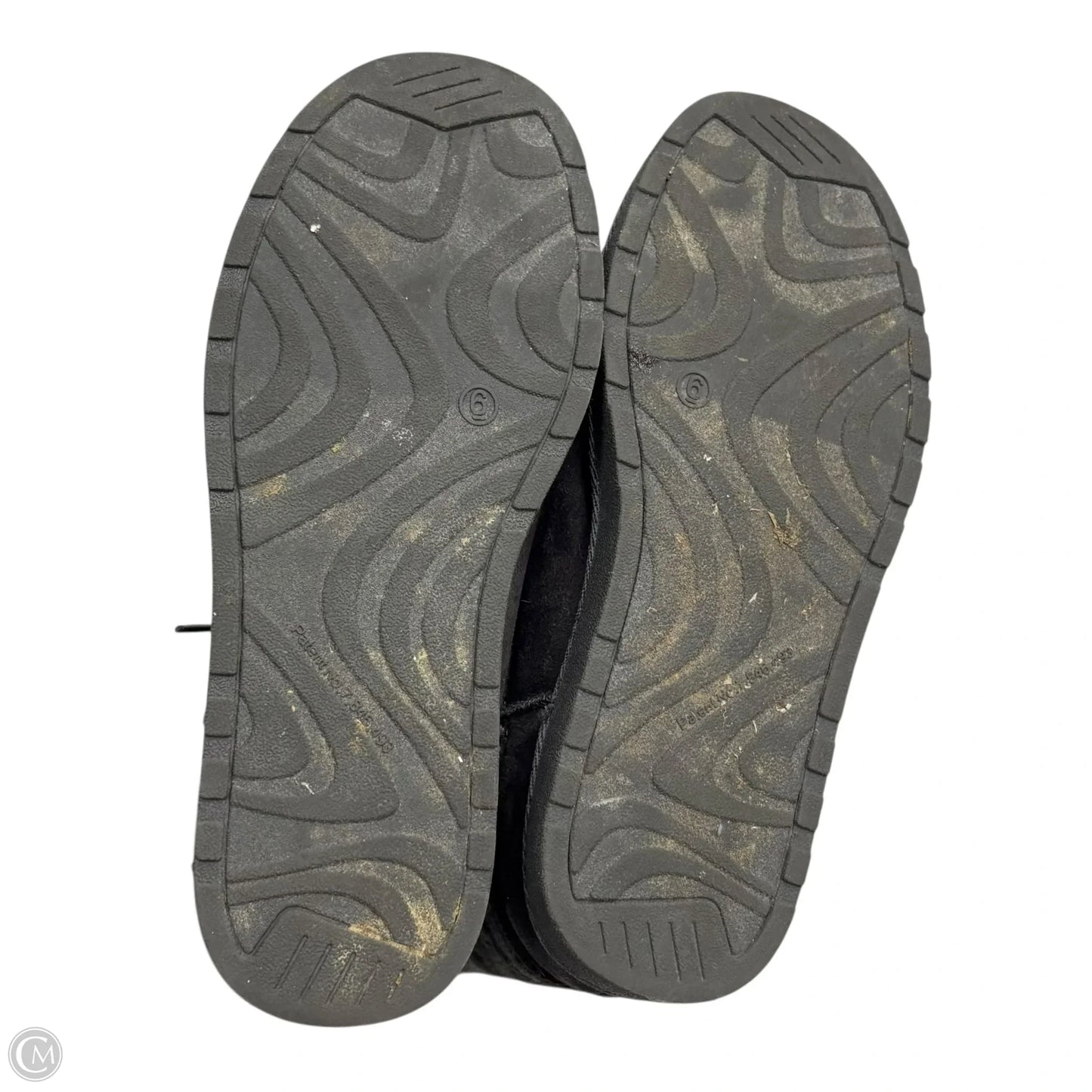 Boots Ankle Flats By So In Grey, Size: 6