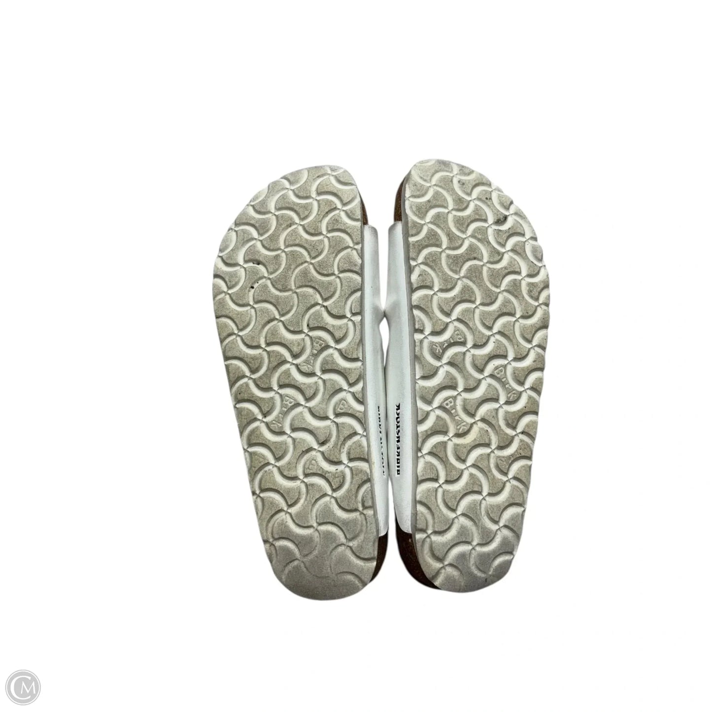 Sandals Flats By Birkenstock In White, Size: 6