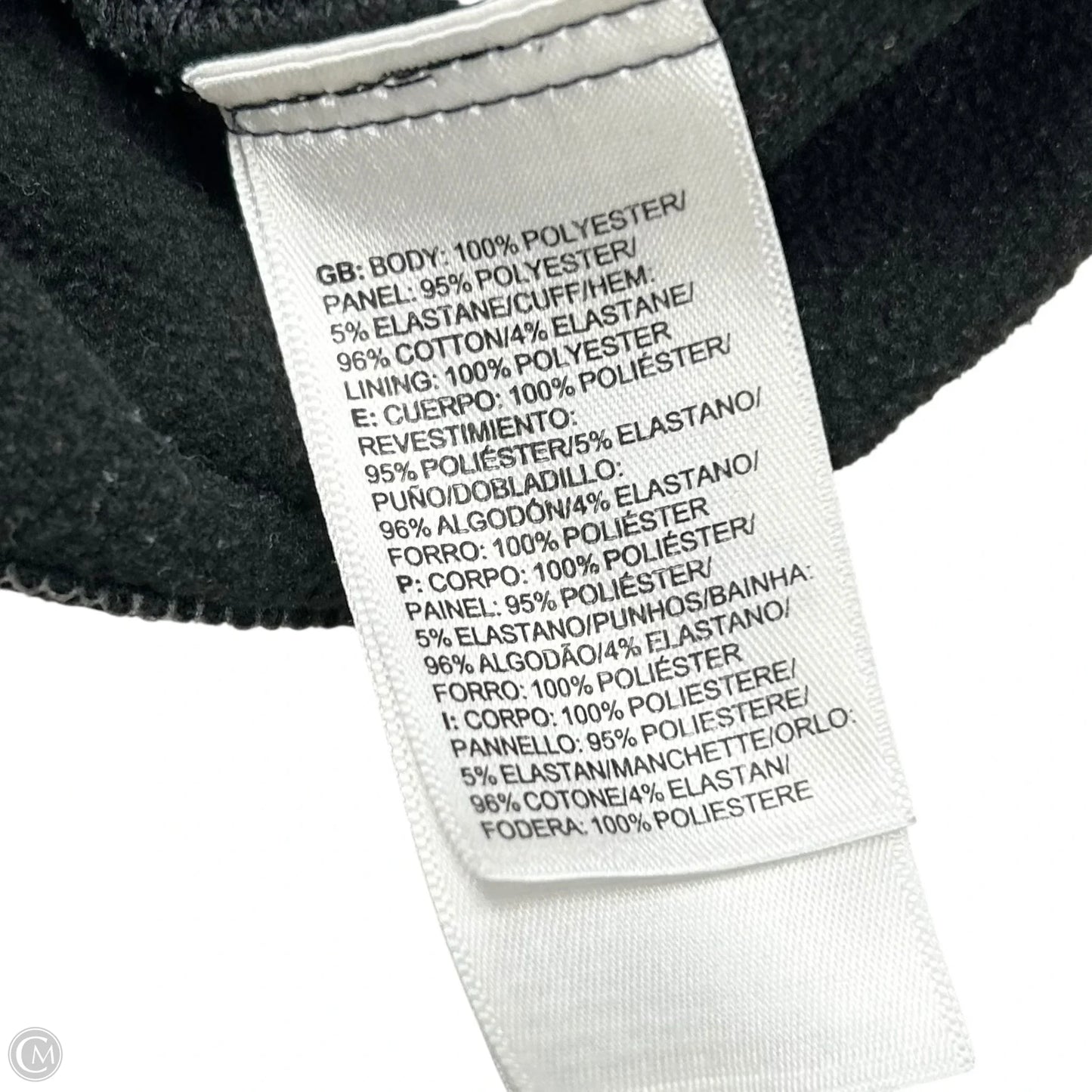 Sweatshirt Hoodie By The North Face In Black & Grey, Size: S