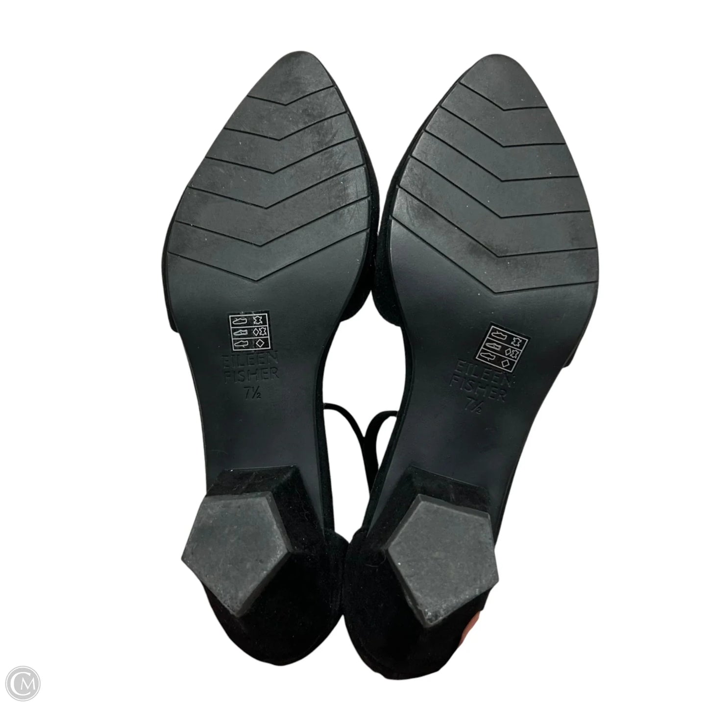 Shoes Heels Block By Eileen Fisher In Black, Size: 7.5