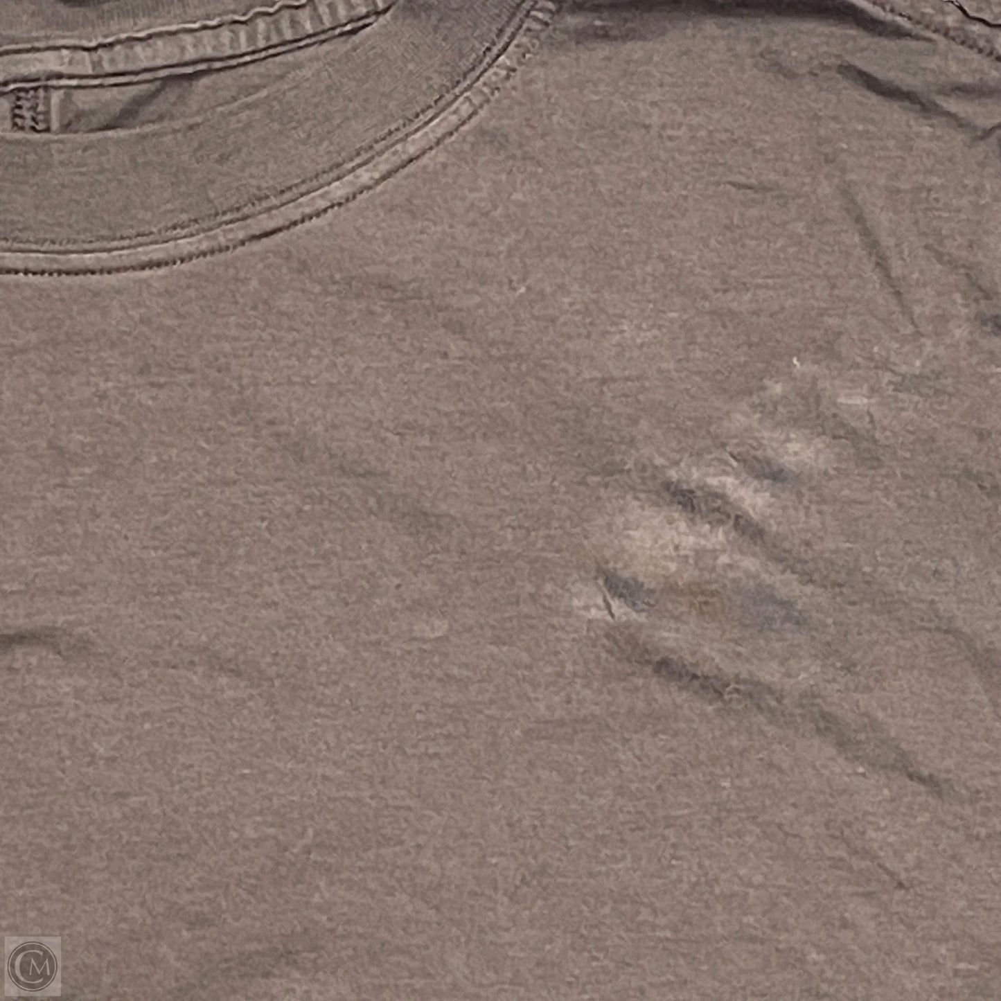 Athletic Top Short Sleeve By Lululemon In Brown, Size: S