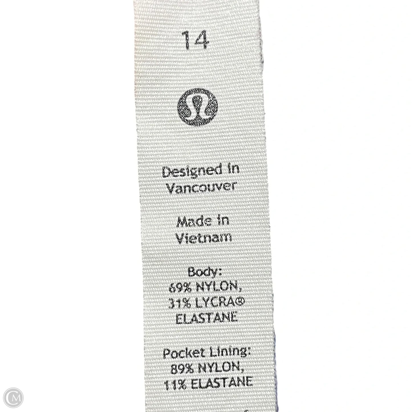 Athletic Leggings By Lululemon In Blue, Size: L