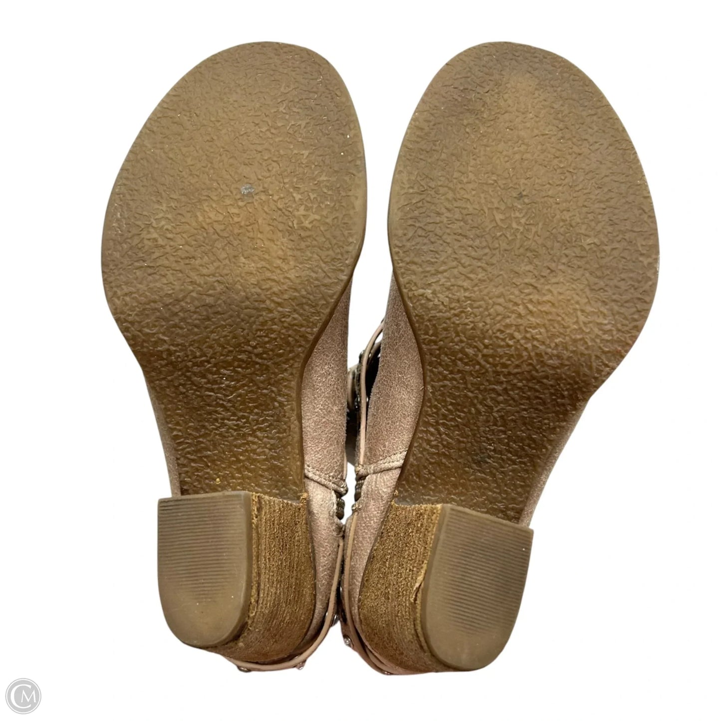 Boots Ankle Heels By Not Rated In Tan, Size: 6.5