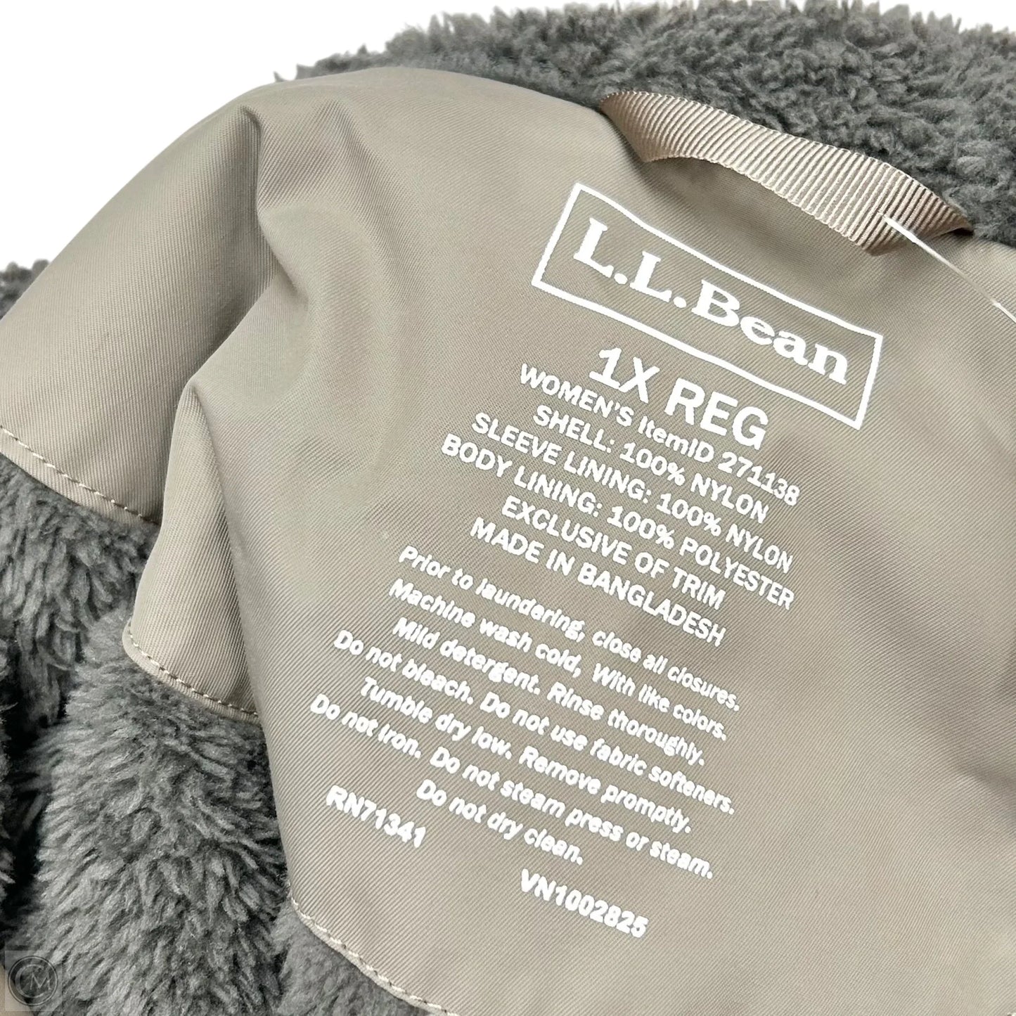 Coat Parka By L.l. Bean In Taupe, Size: 1x