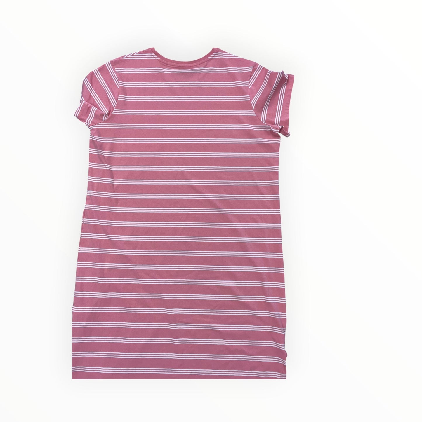 Dress Casual Maxi By Natural Reflections In Pink & White, Size:1X
