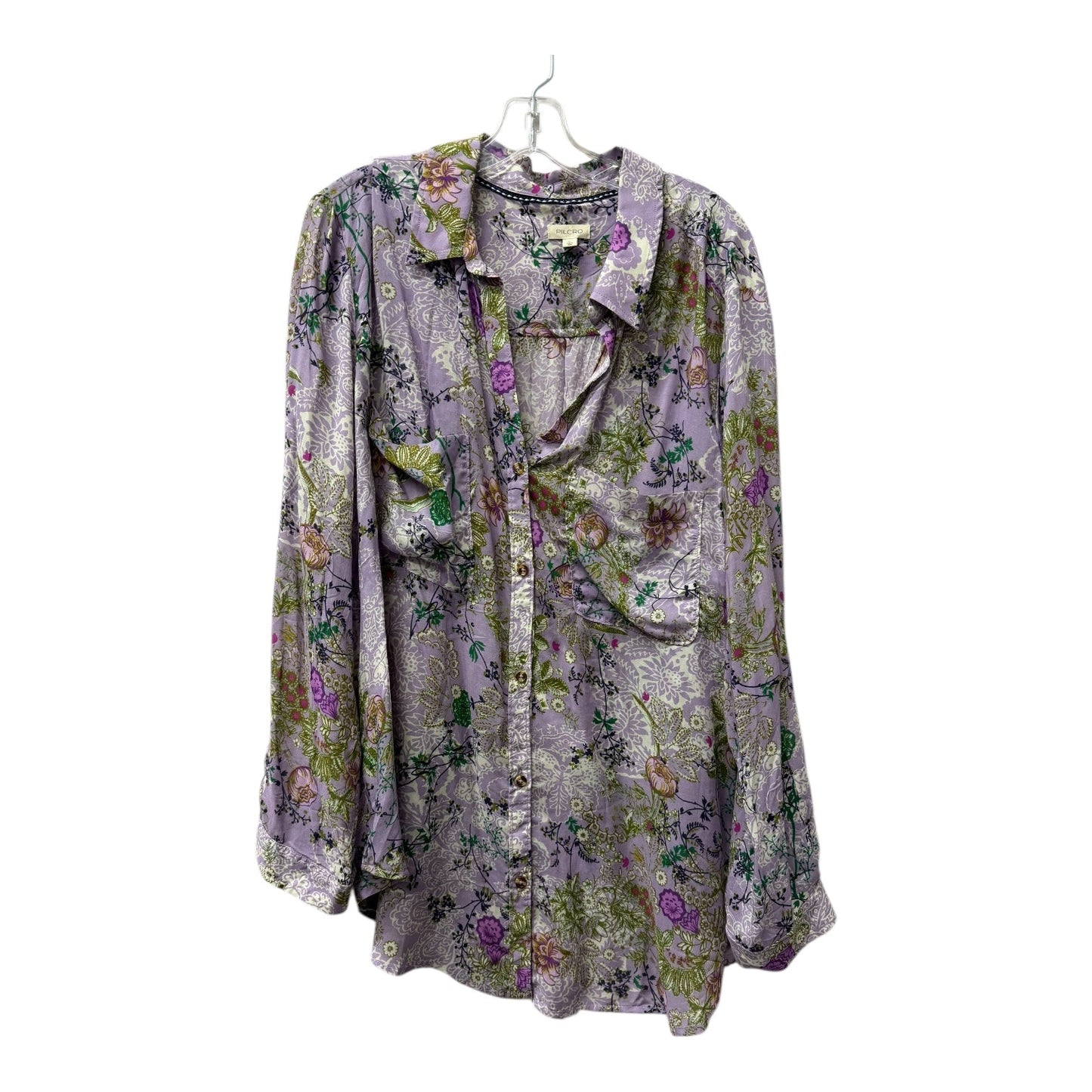 Top Ls By Pilcro In Purple, Size:Xl