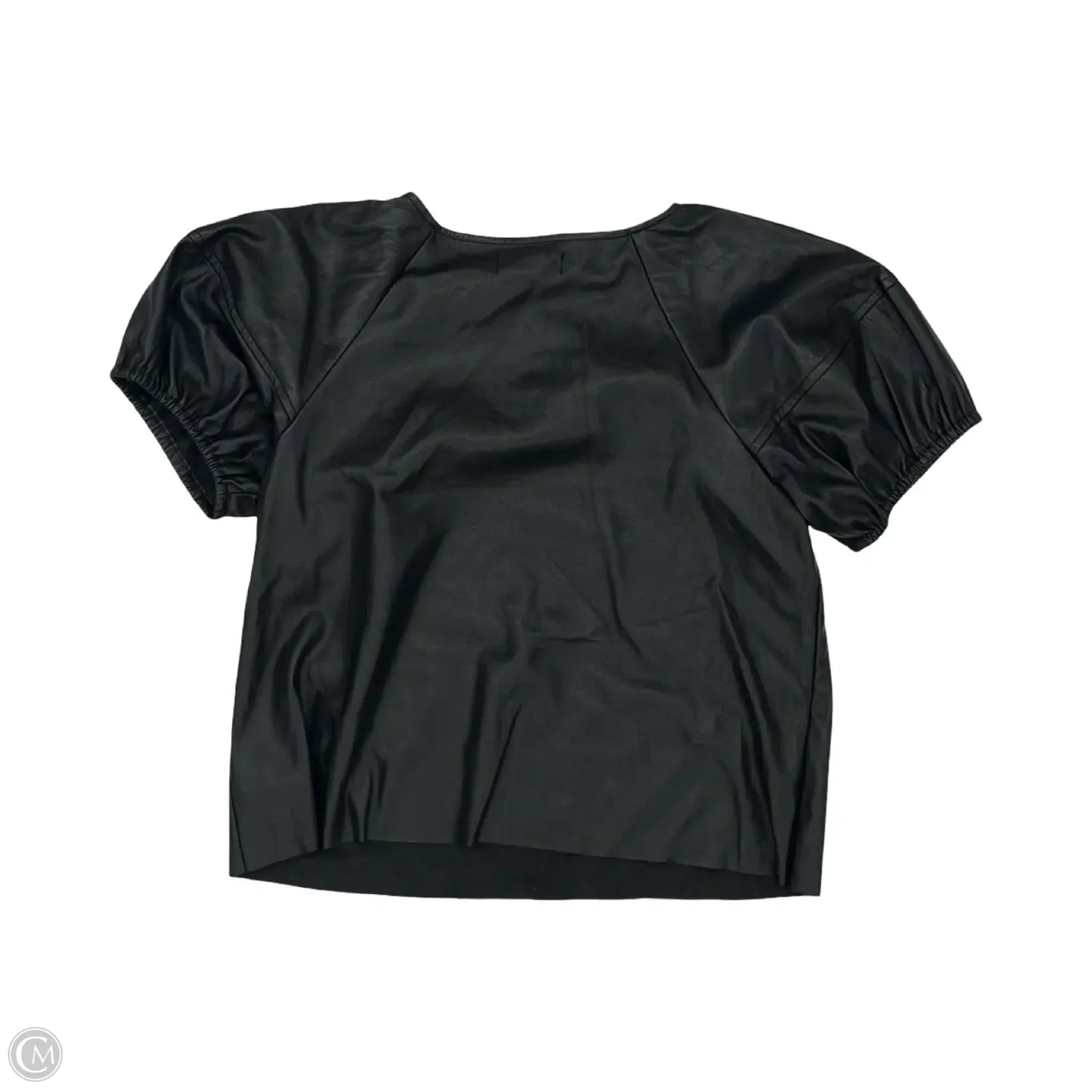 Blouse Short Sleeve By Velvet In Black, Size: S