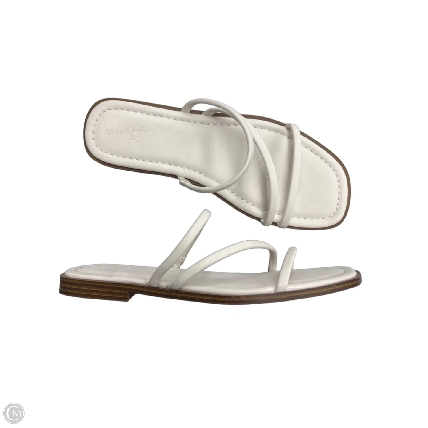 Sandals Flats By Universal Thread In Cream, Size: 9.5