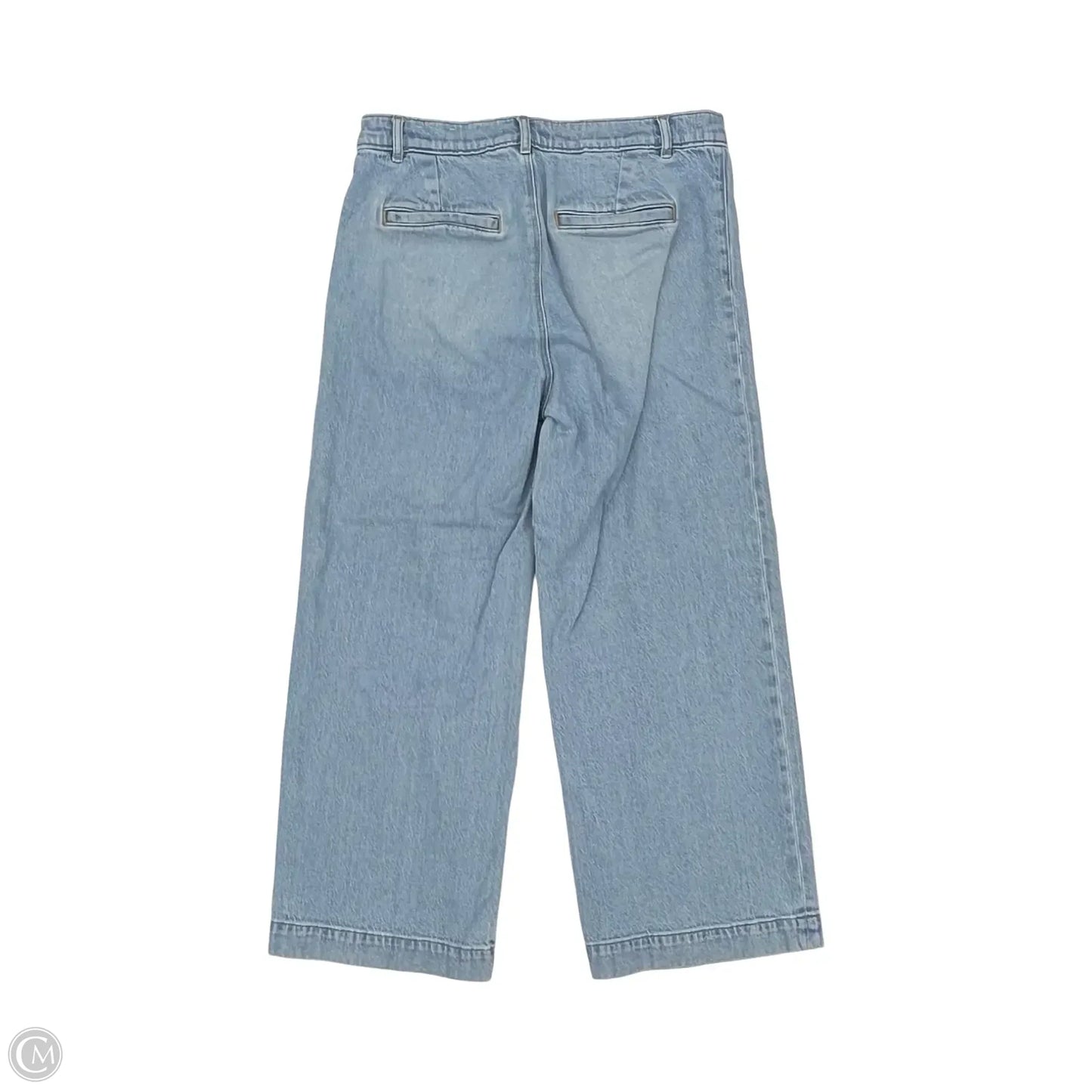 Jeans Wide Leg By Loft In Blue Denim, Size: 10
