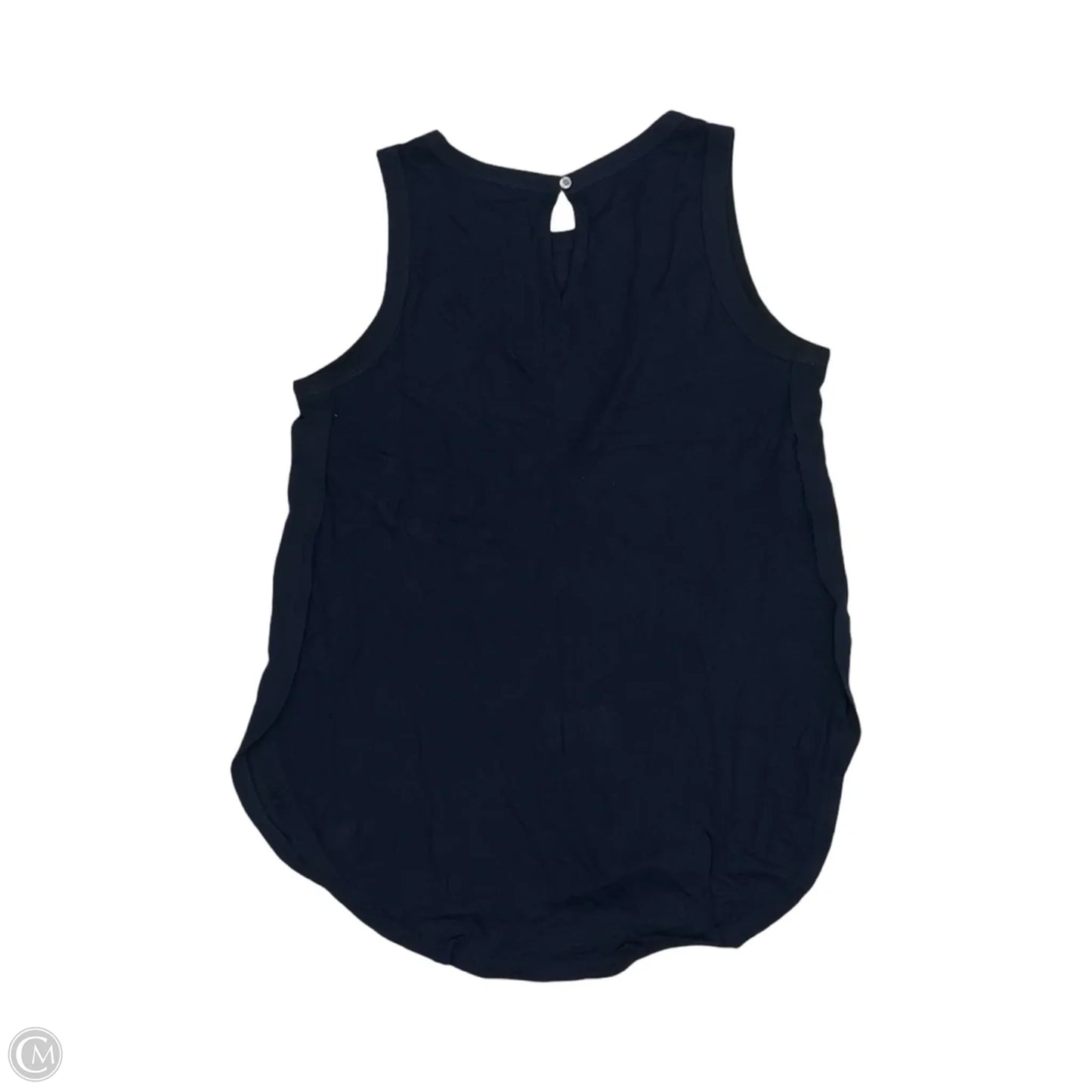 Blouse Sleeveless By Loft In Navy, Size: Xs