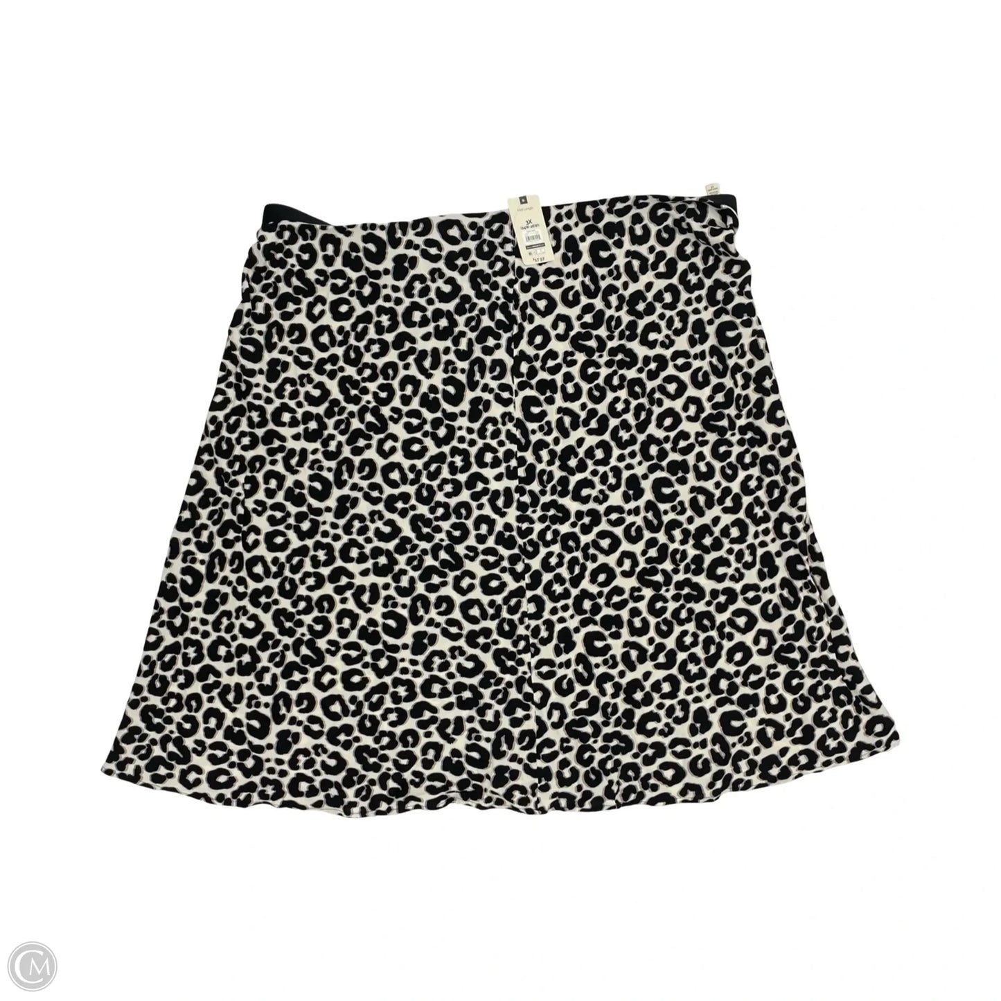 Skirt Midi By Terra & Sky In Leopard Print, Size: 3x