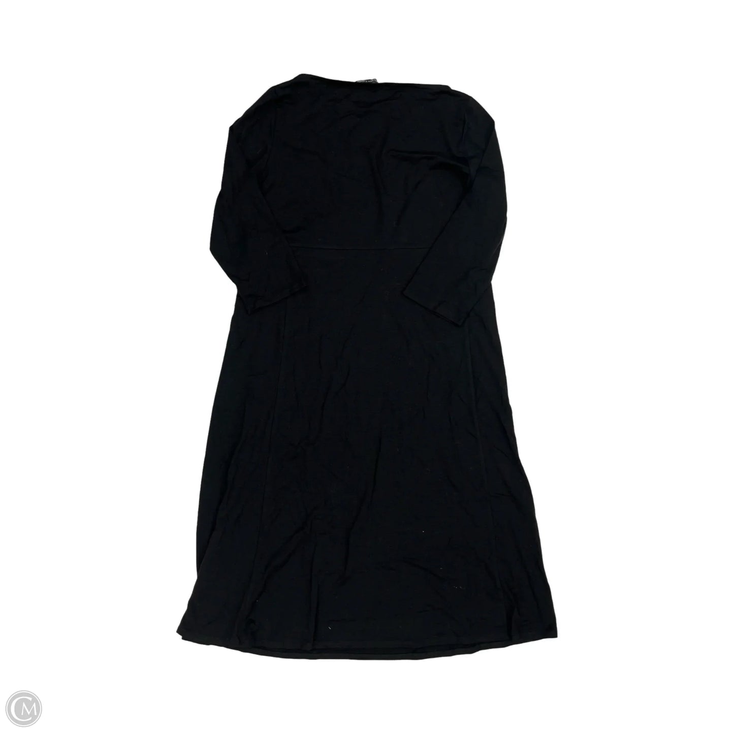 Dress Casual Midi By Eileen Fisher In Black, Size: M
