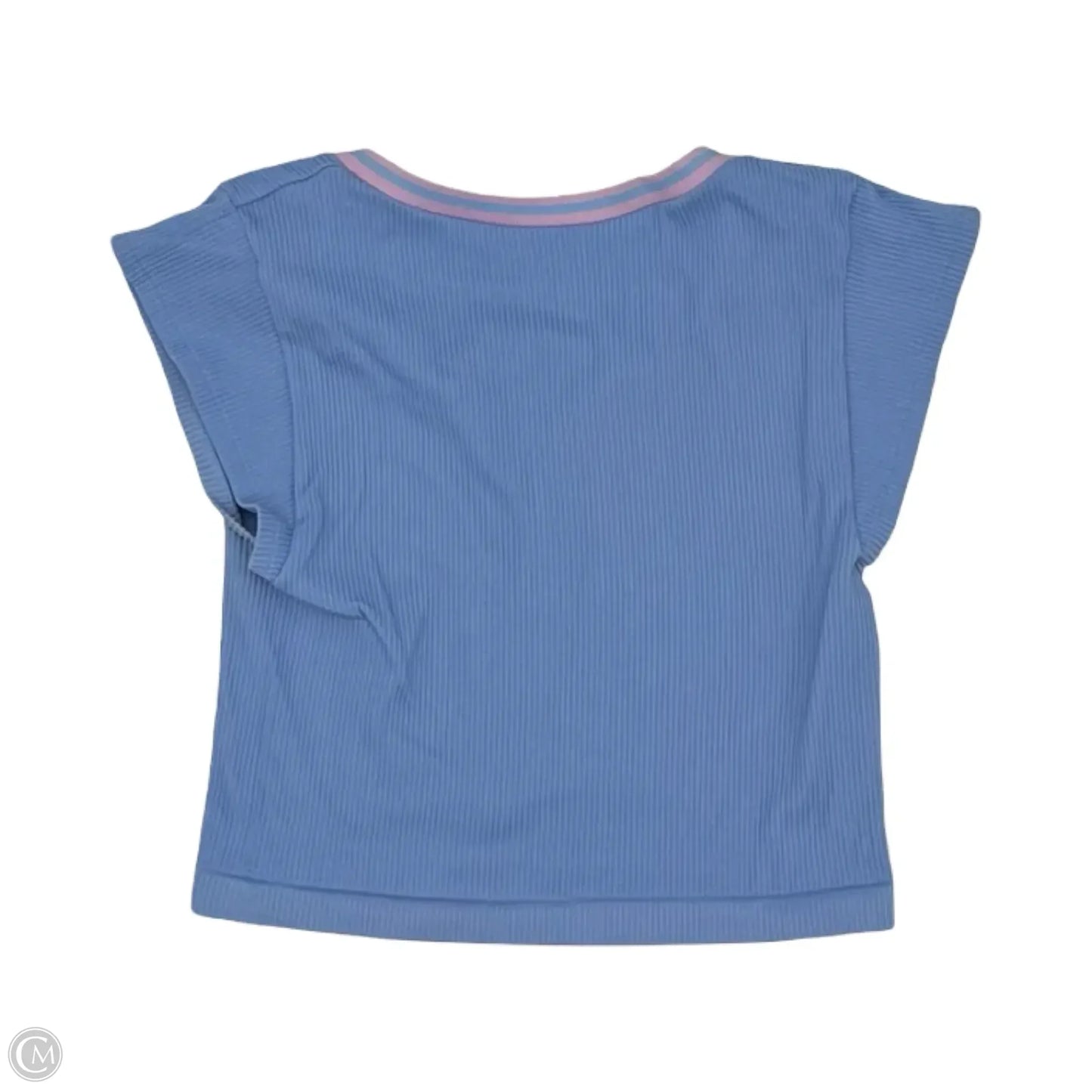 Top Short Sleeve By Out From Under In Blue & Pink, Size: M
