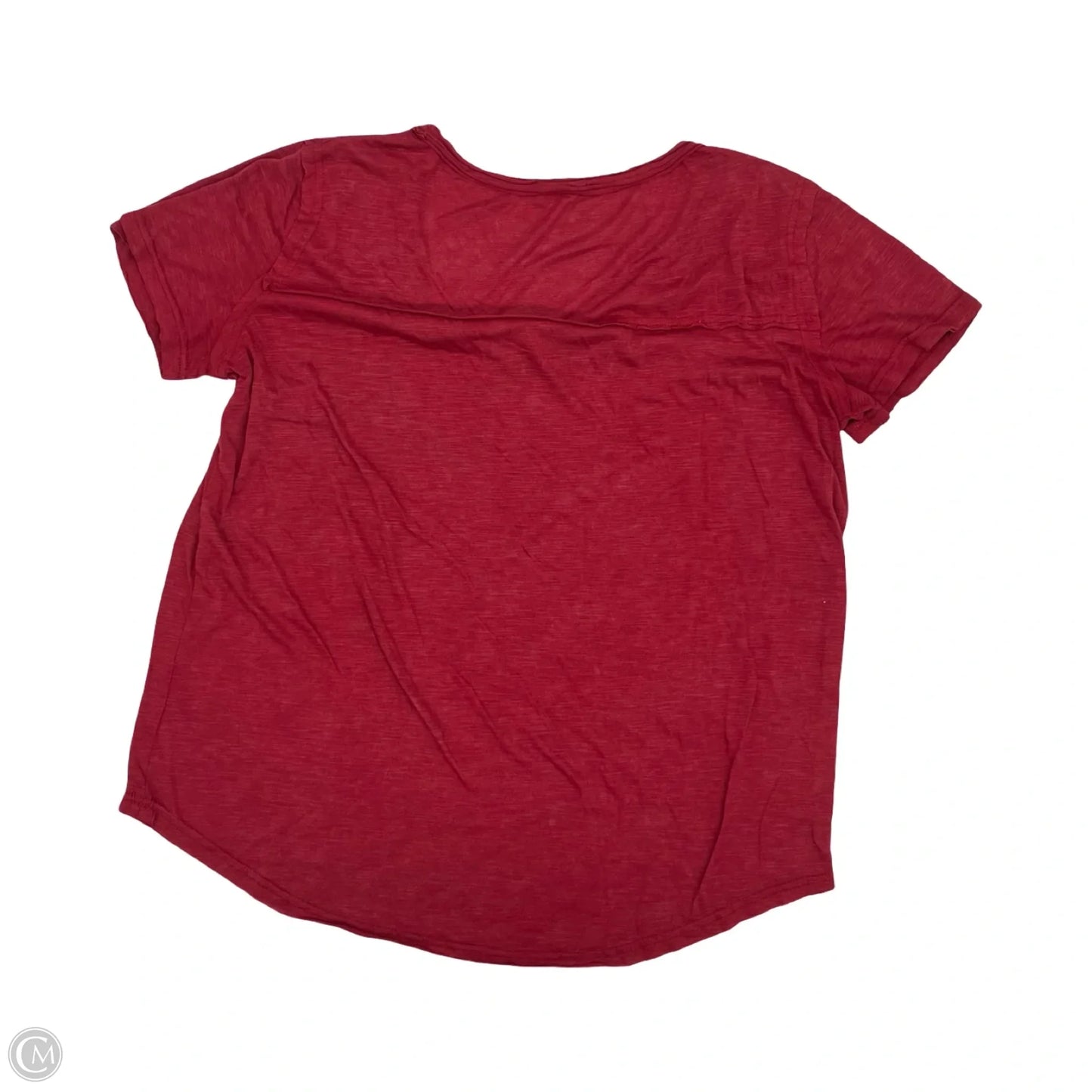 Top Short Sleeve By Pol In Red, Size: L