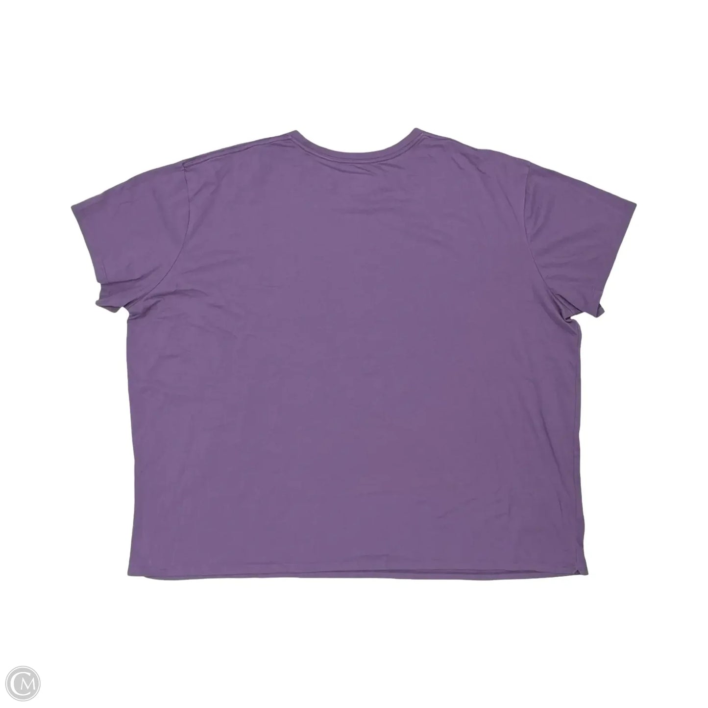 Athletic Top Short Sleeve By Under Armour In Purple, Size: 2x
