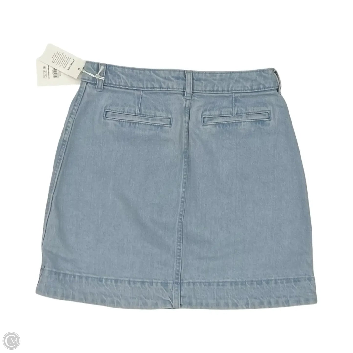 Skirt Mini & Short By Free Assembly In Blue Denim, Size: 0
