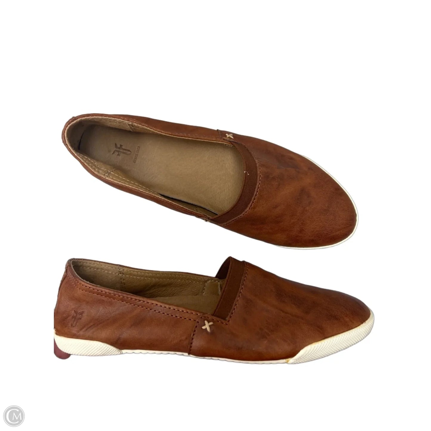 Shoes Designer By Frye In Brown, Size: 7