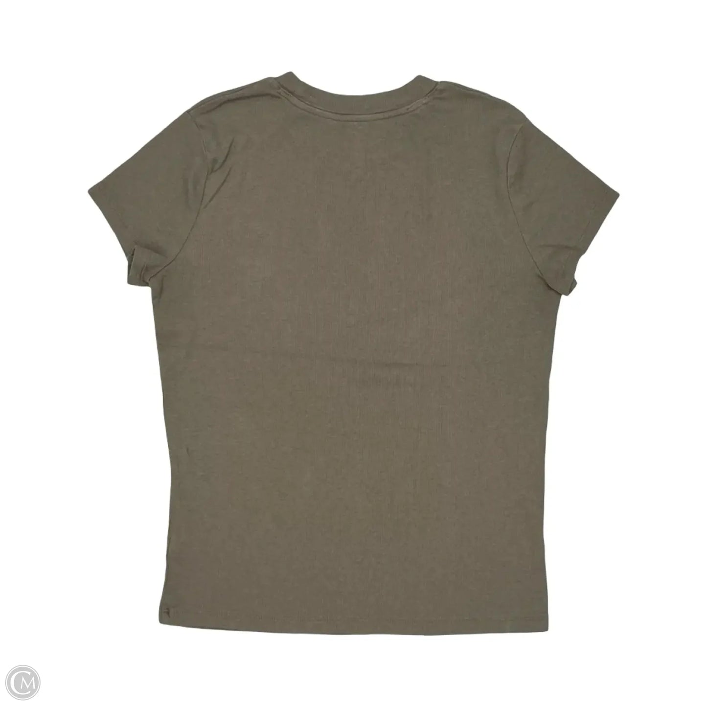 Top Short Sleeve By A New Day In Brown, Size: L