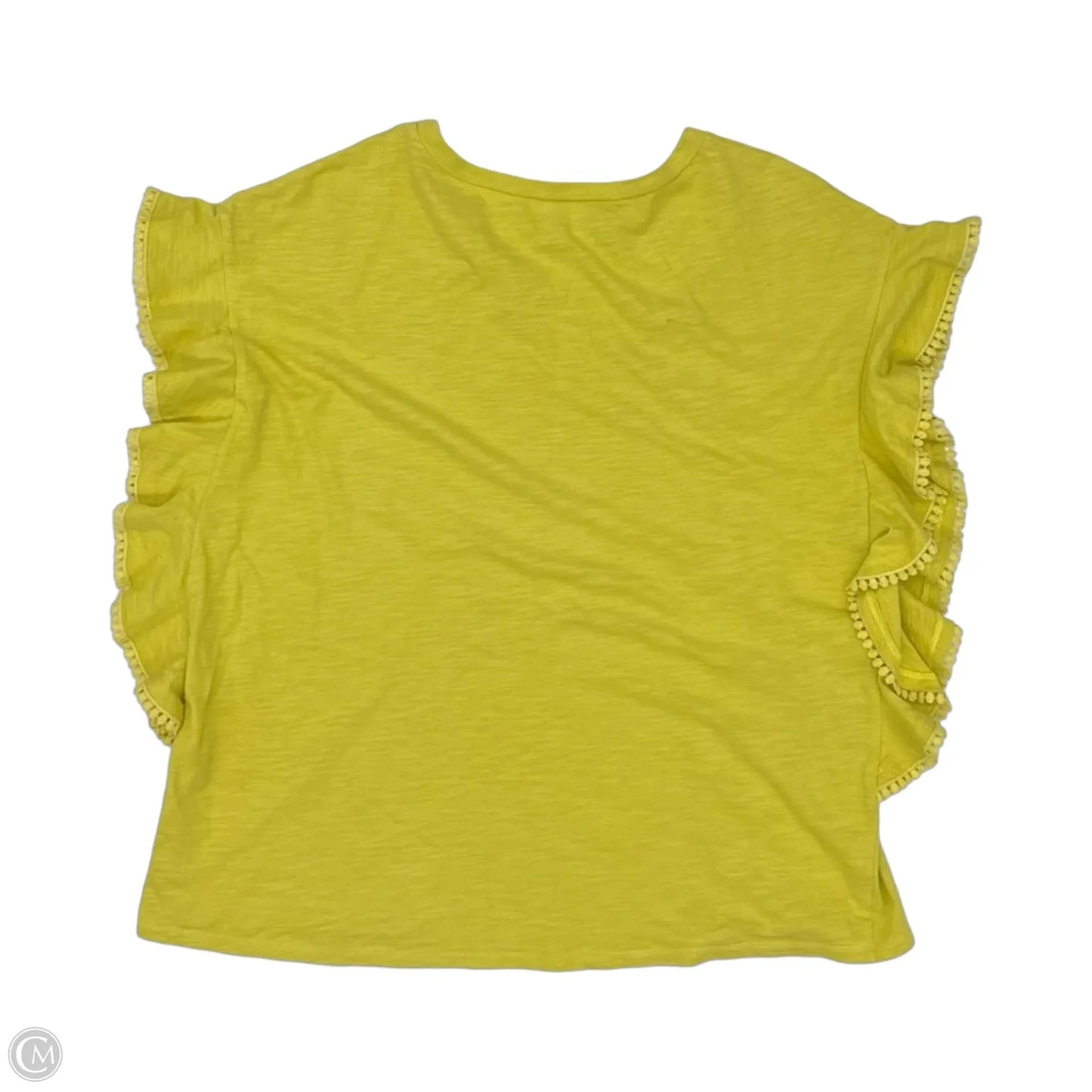 Top Short Sleeve By Cotton Bleu In Green, Size: M