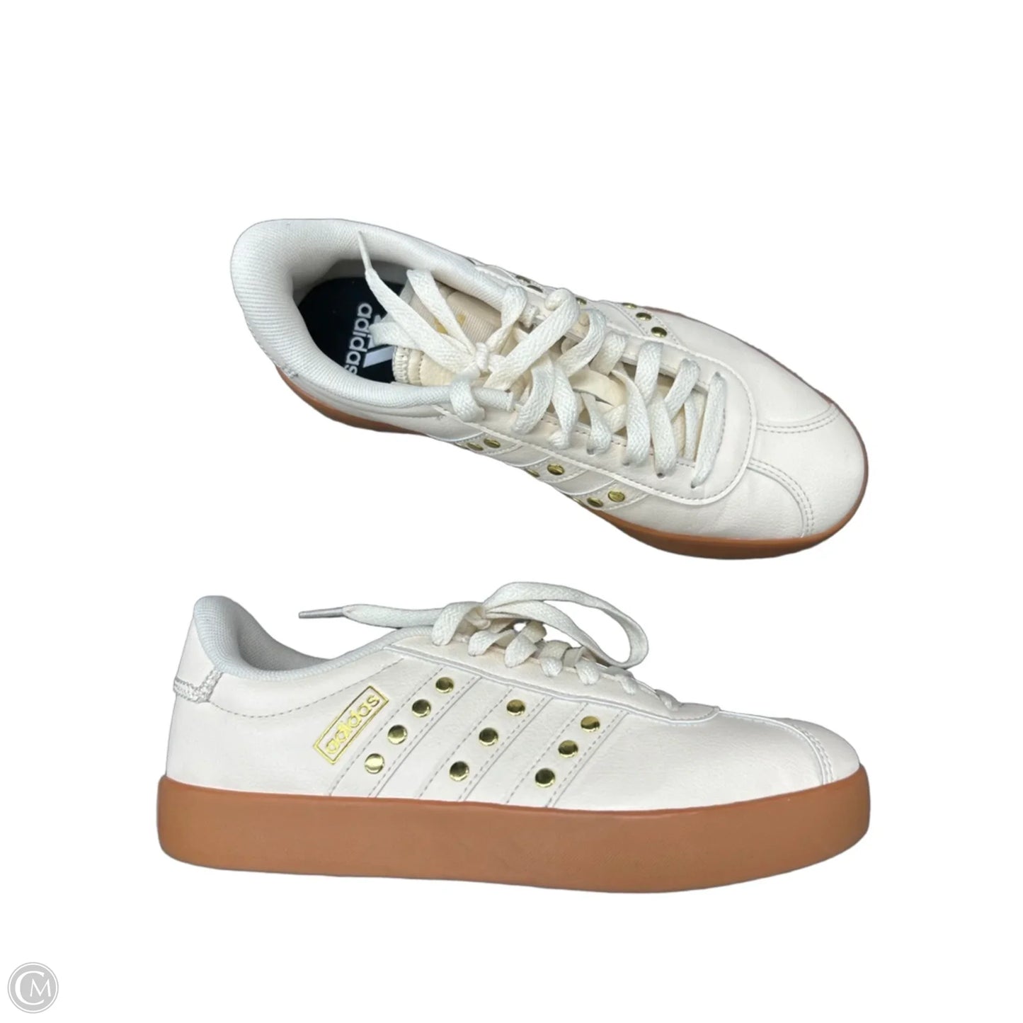 Shoes Sneakers By Adidas In Cream, Size: 7.5