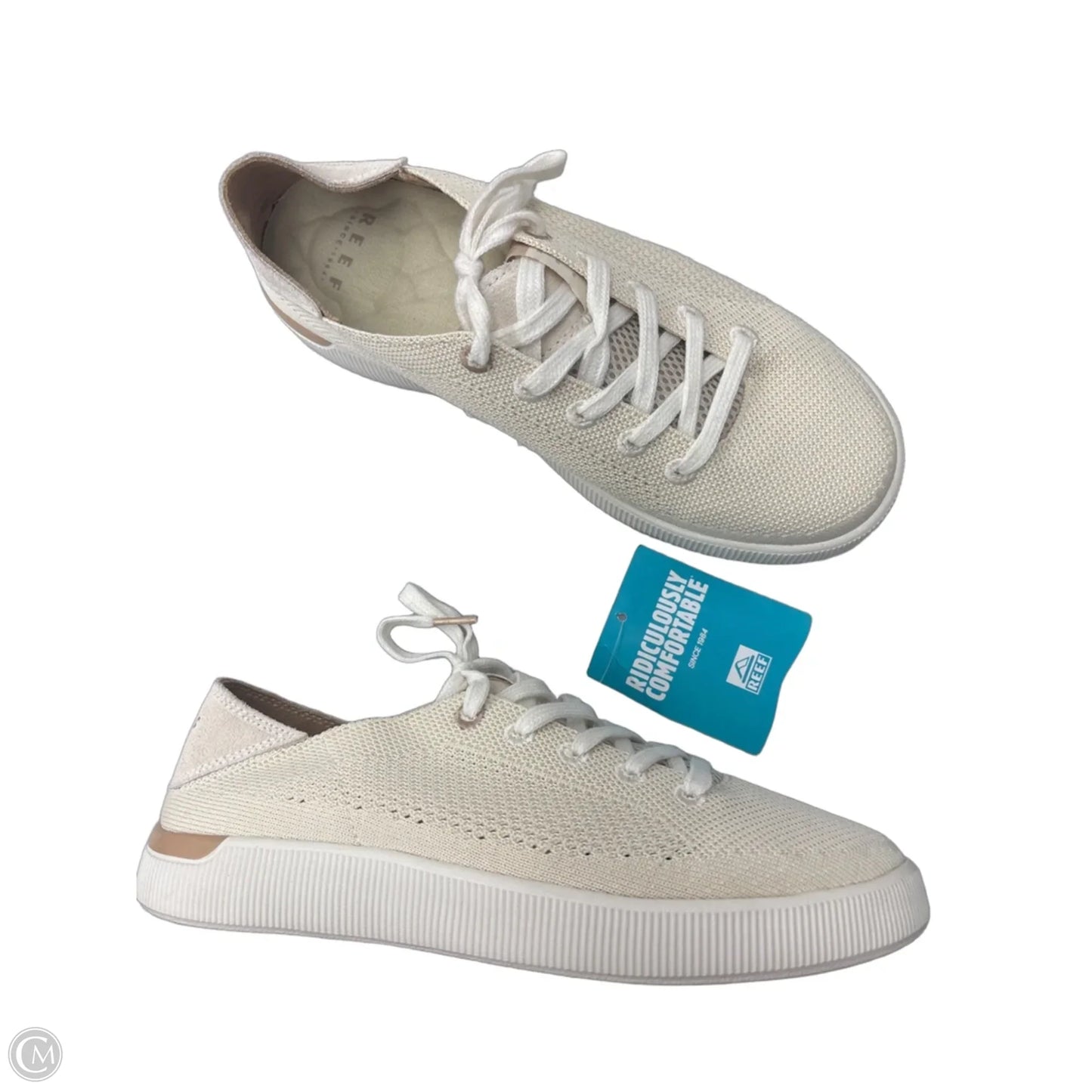 Shoes Sneakers By Reef In Cream, Size: 8.5