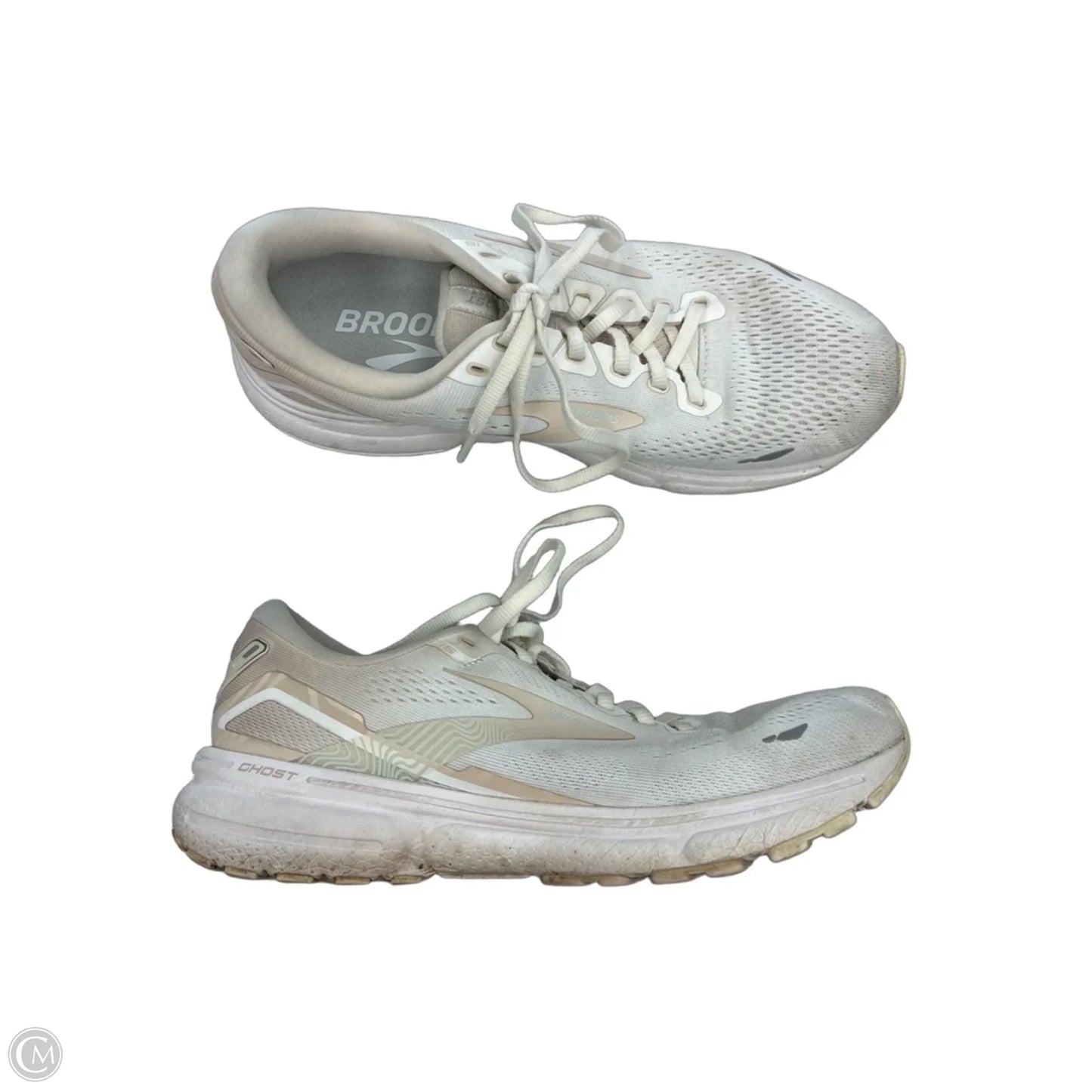 Shoes Athletic By Brooks In Cream, Size: 9.5