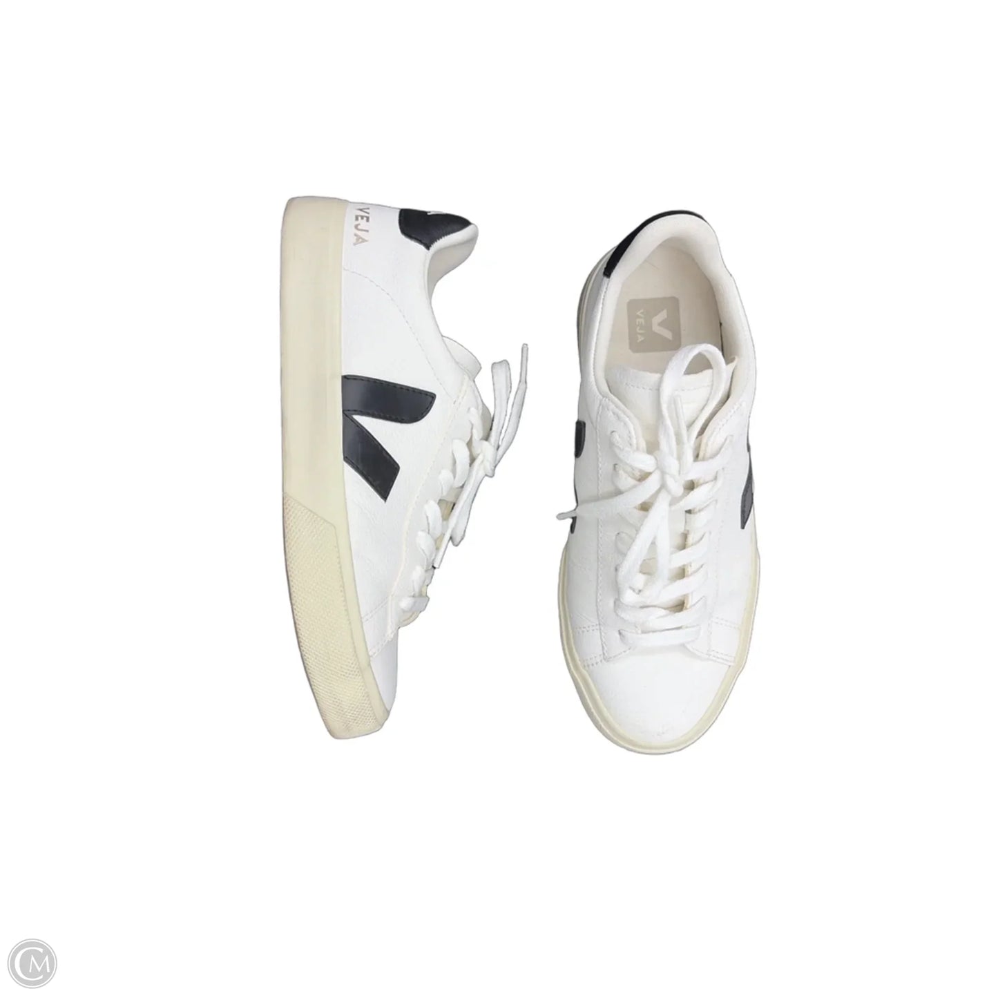 Shoes Sneakers By Veja In Black & Cream, Size: 8