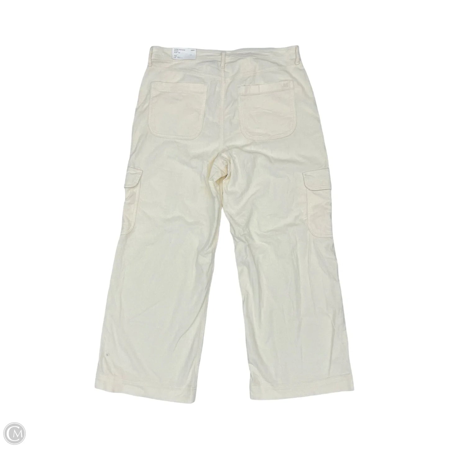Pants Corduroy By American Eagle In Cream, Size: 18