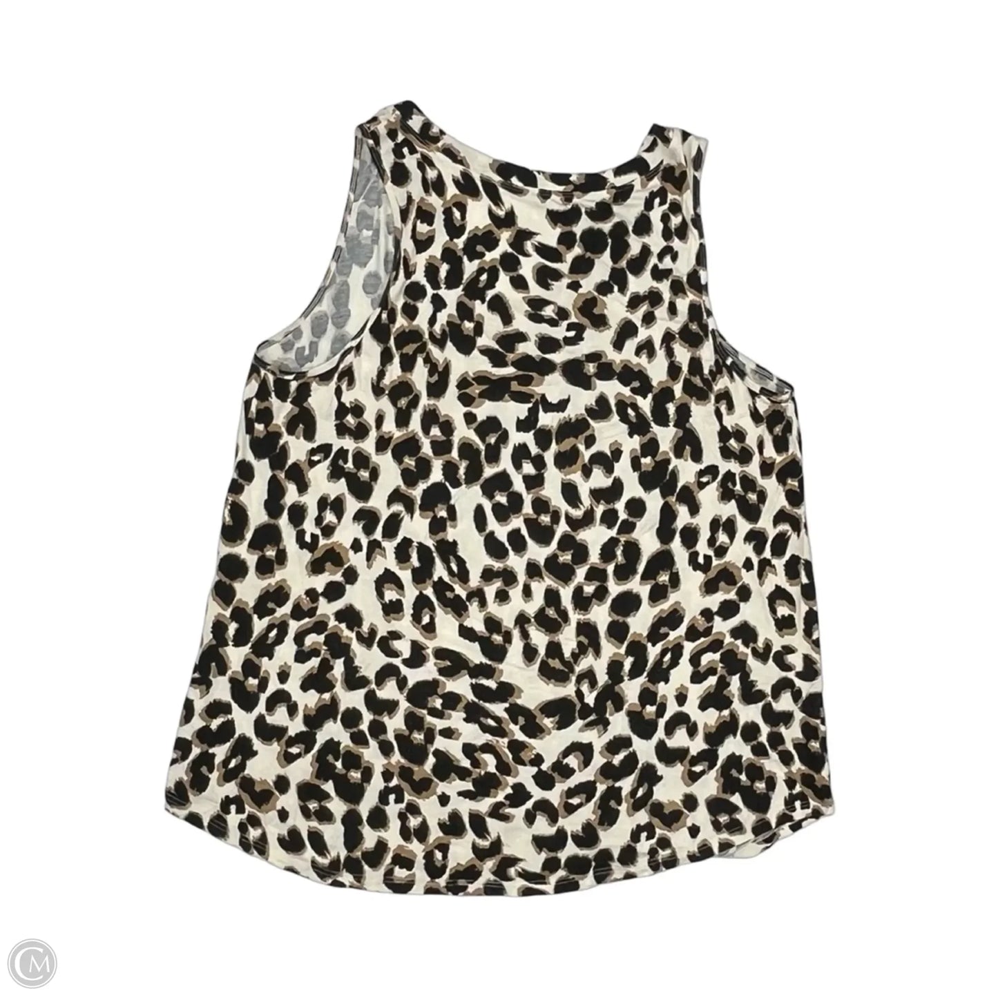 Top Sleeveless By Maurices In Leopard Print, Size: 1x
