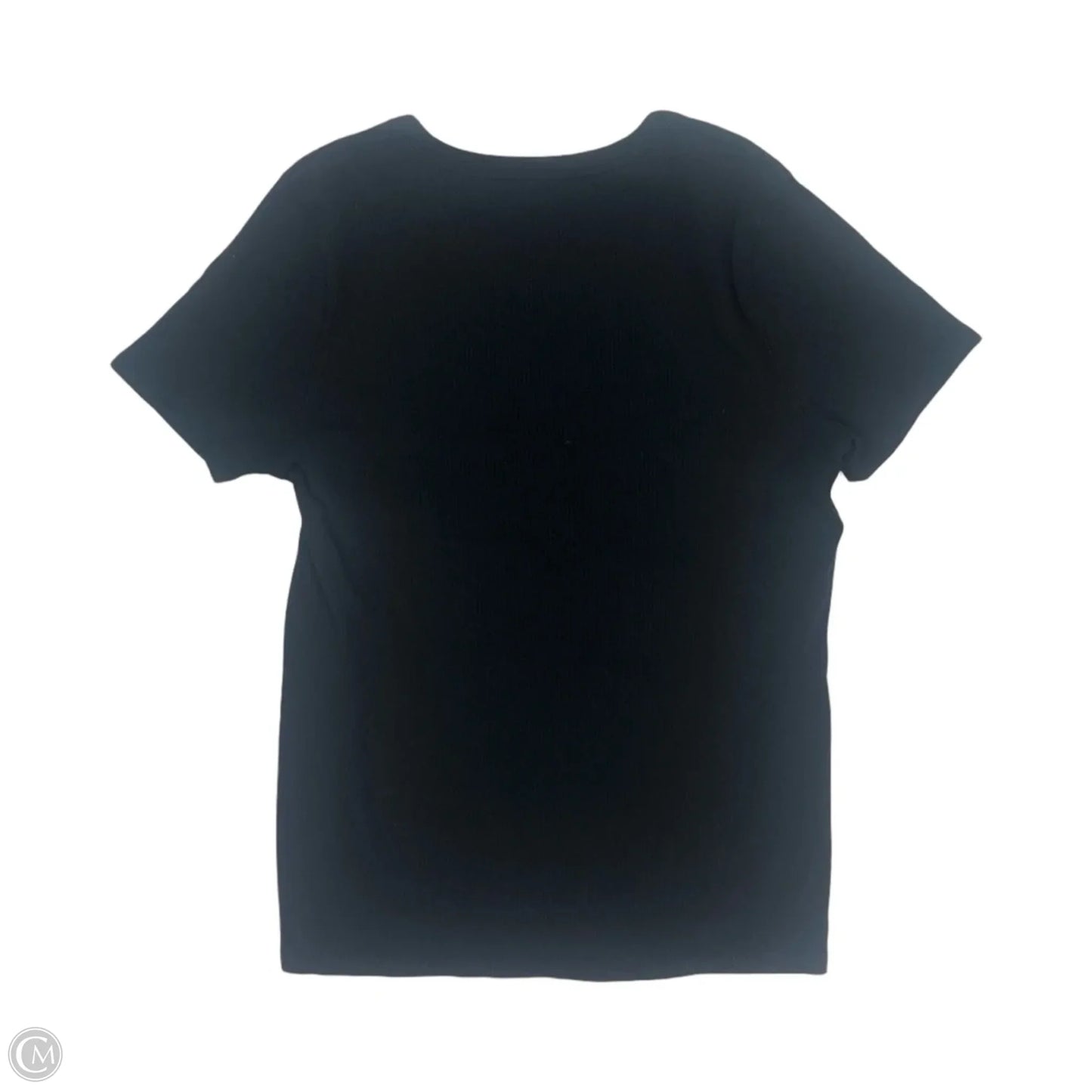 Top Short Sleeve Basic By A New Day In Black, Size: L