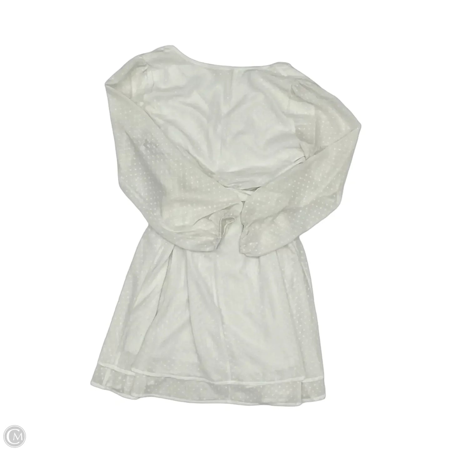 Dress Casual Short By Hem & Thread In White, Size: M