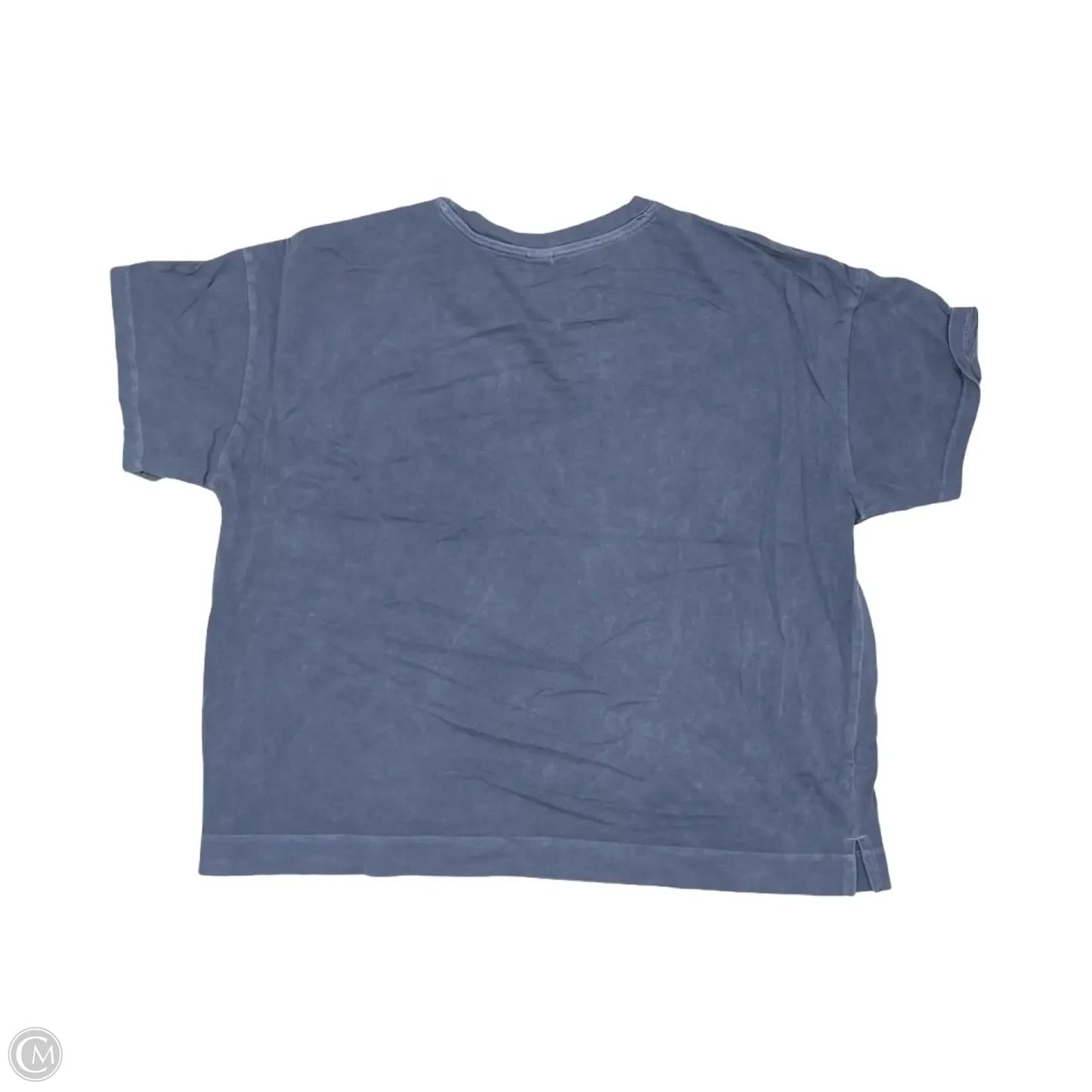 Top Short Sleeve Basic By Old Navy In Blue, Size: L
