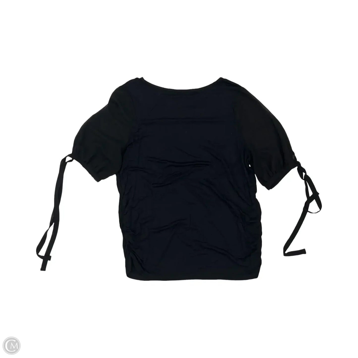 Top Short Sleeve By Lane Bryant In Black, Size: 1x