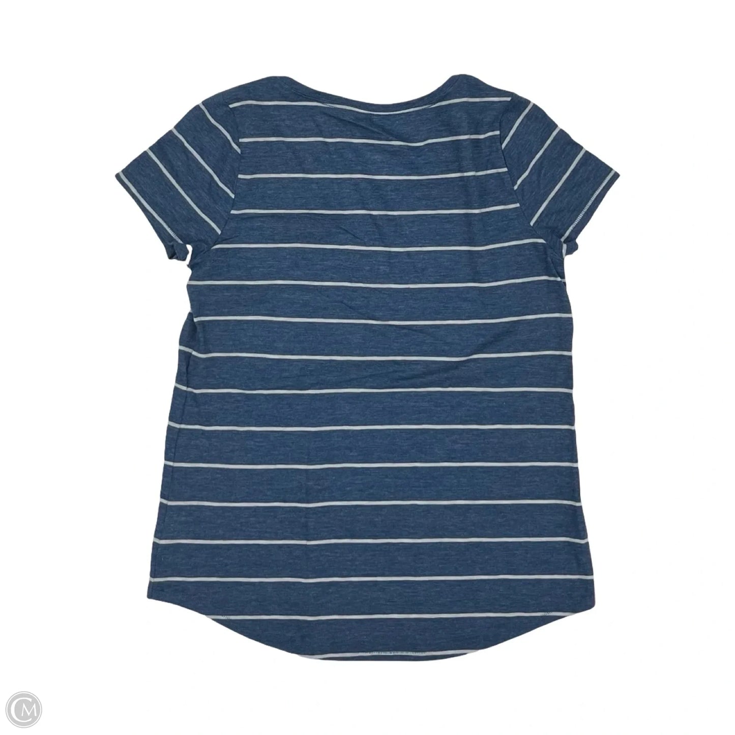 Top Short Sleeve By Sonoma In Blue & White, Size: S