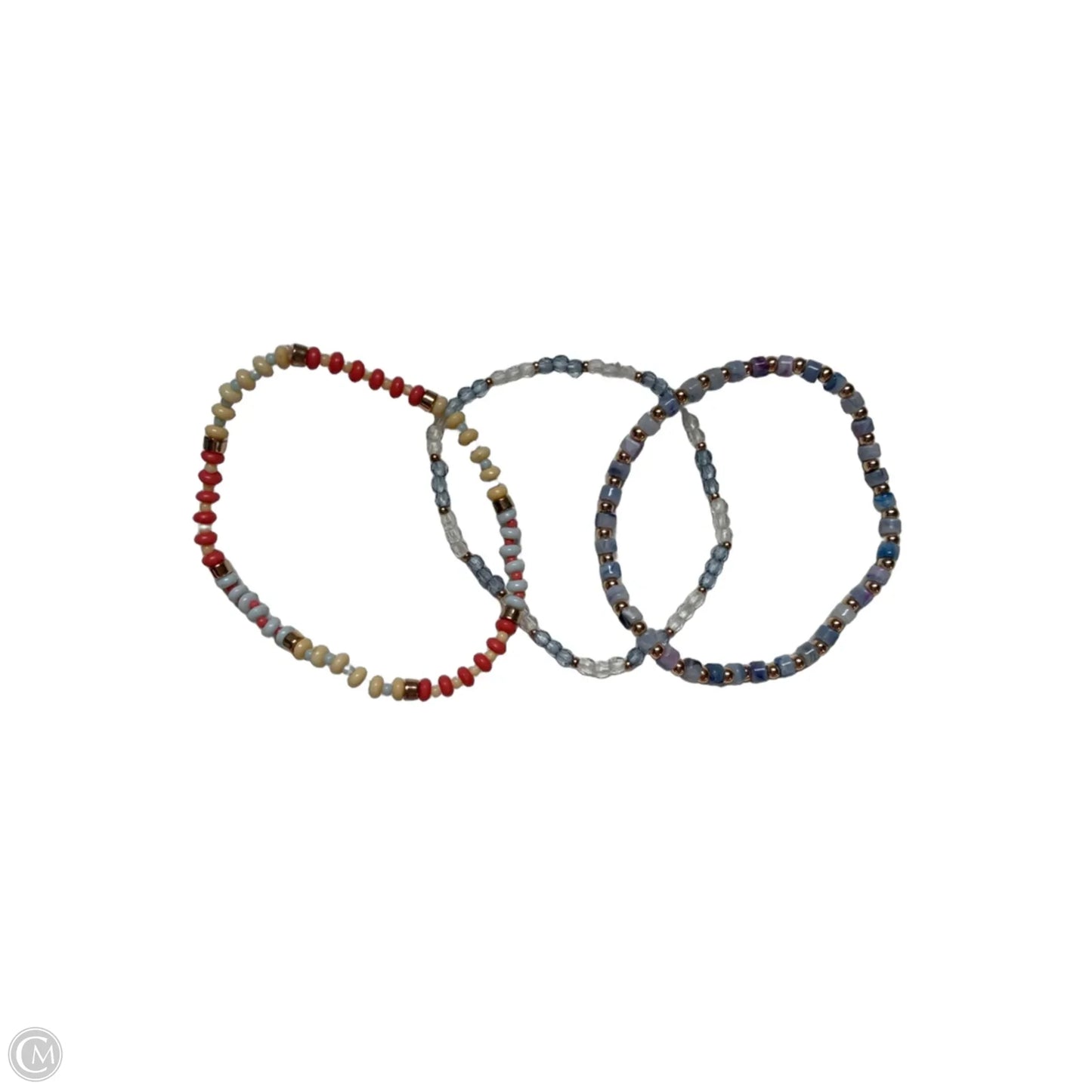 Bracelet Beaded By Cme, Size: 03 Piece Set
