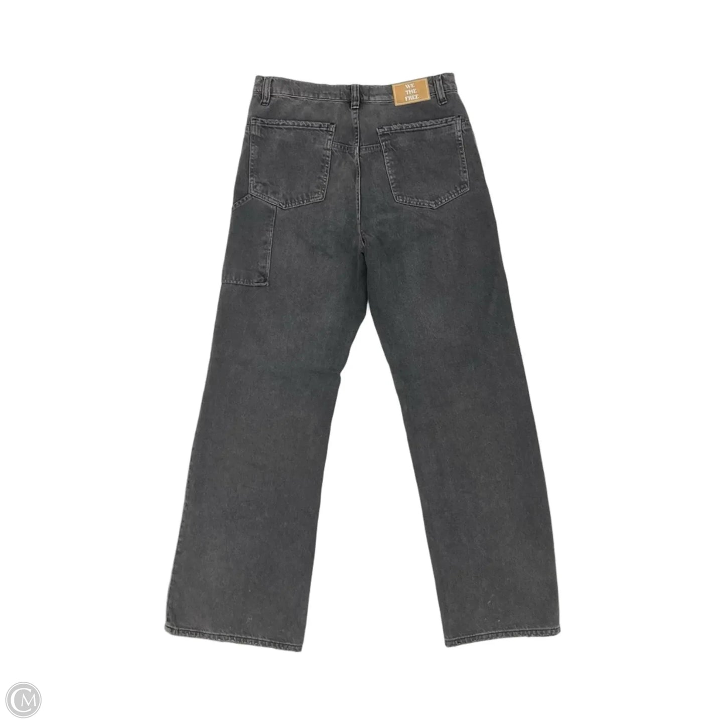 Jeans Straight By We The Free In Black Denim, Size: 10