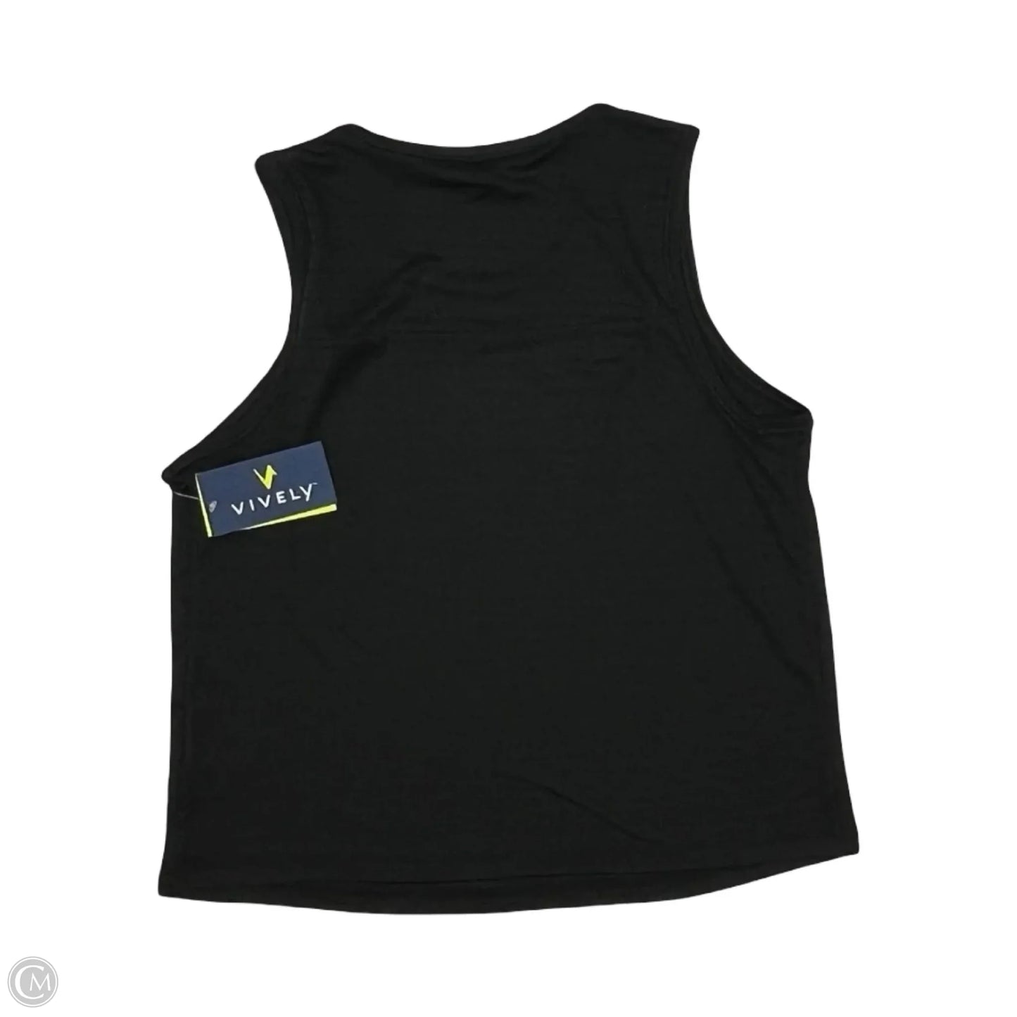 Athletic Tank Top By Clothes Mentor In Black, Size: M