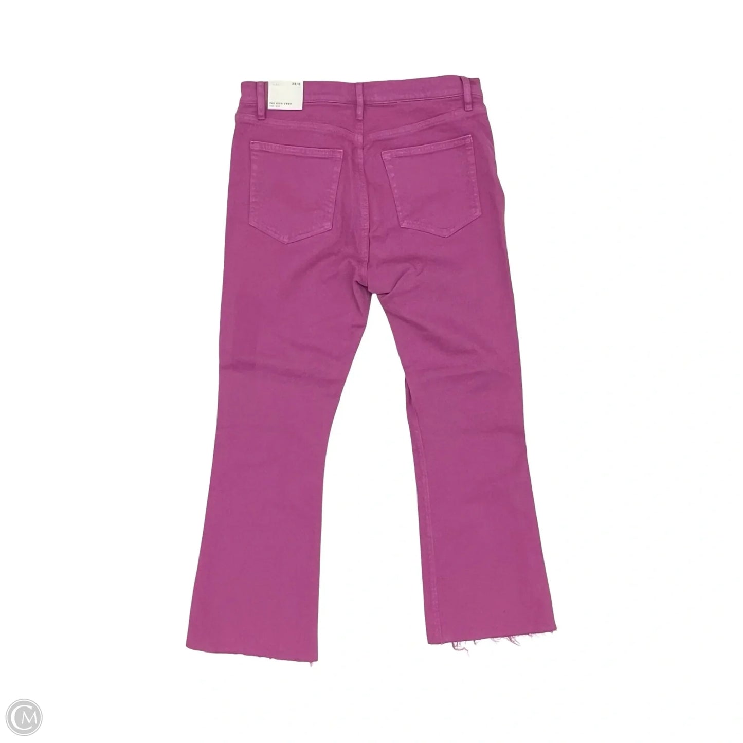 Jeans Cropped By Loft In Purple Denim, Size: 6