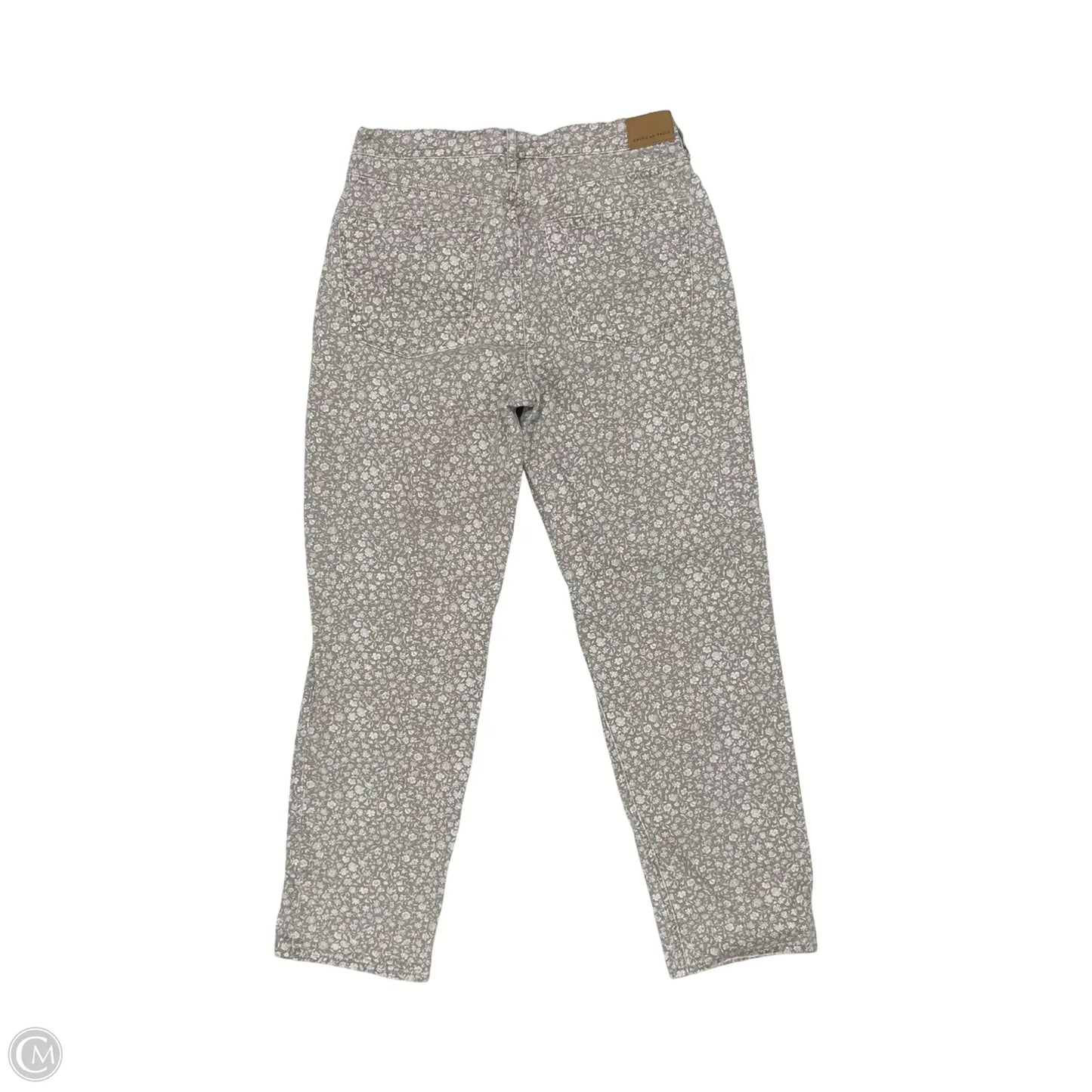 Jeans Straight By American Eagle In Tan, Size: 8