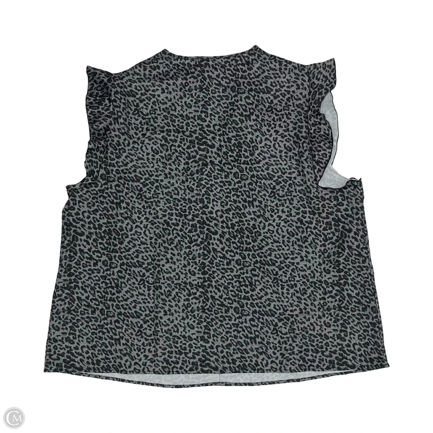 Blouse Short Sleeve By Emery Rose In Animal Print, Size: 3x