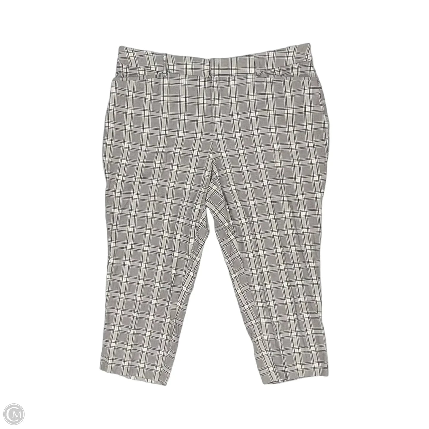Pants Dress By Ava & Viv In Plaid Pattern, Size: 20