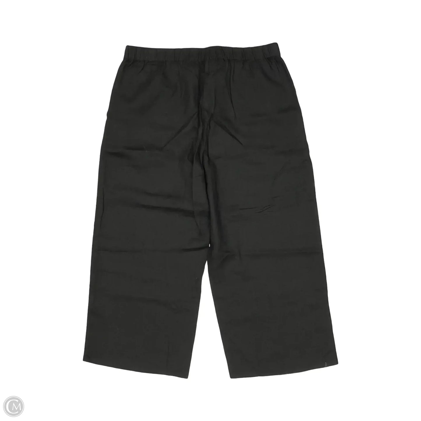 Pants Linen By Eileen Fisher In Black, Size: L