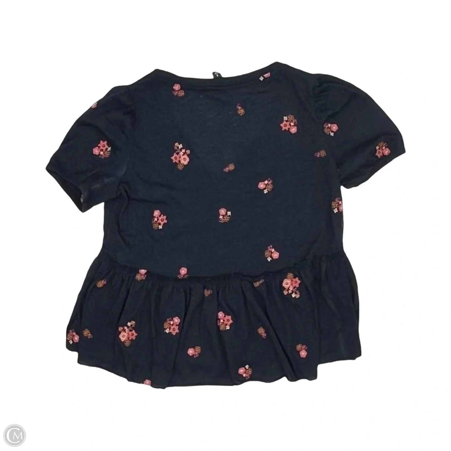 Top Short Sleeve By Alya In Blue, Size: S