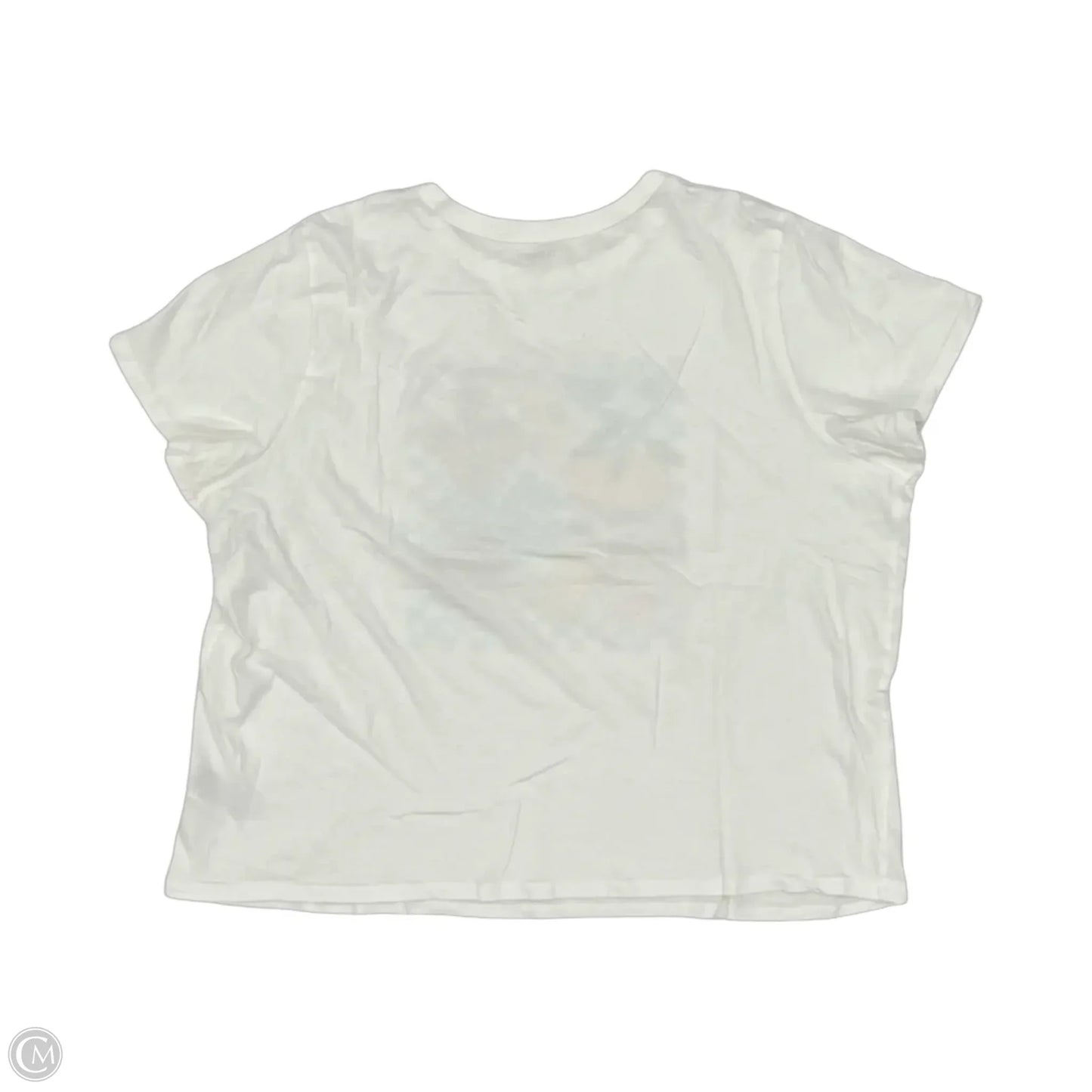 Top Short Sleeve By Old Navy In White, Size: Xl